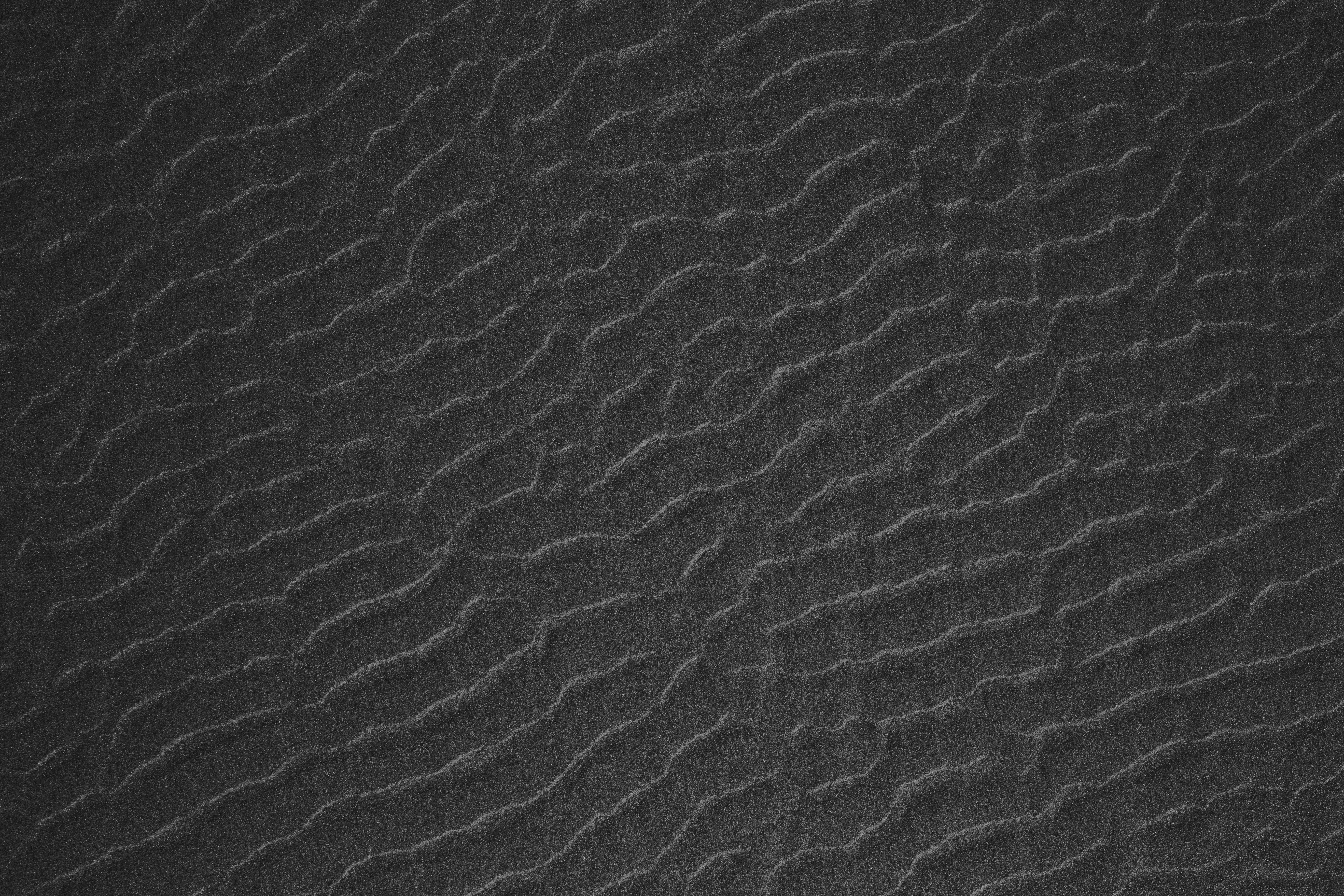 5472x3648 ripple, abstract, charcoa, black and white, black, pattern, faro district, background, grey, wrinkle, sand, wave, dune, gray, beach, portugal, texture, Free Gallery HD Wallpaper