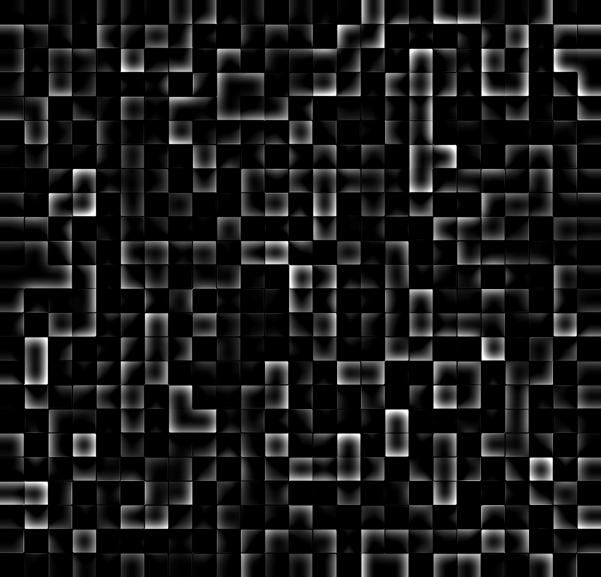 Free photo: Black and white pixel texture, Pixel, Texture