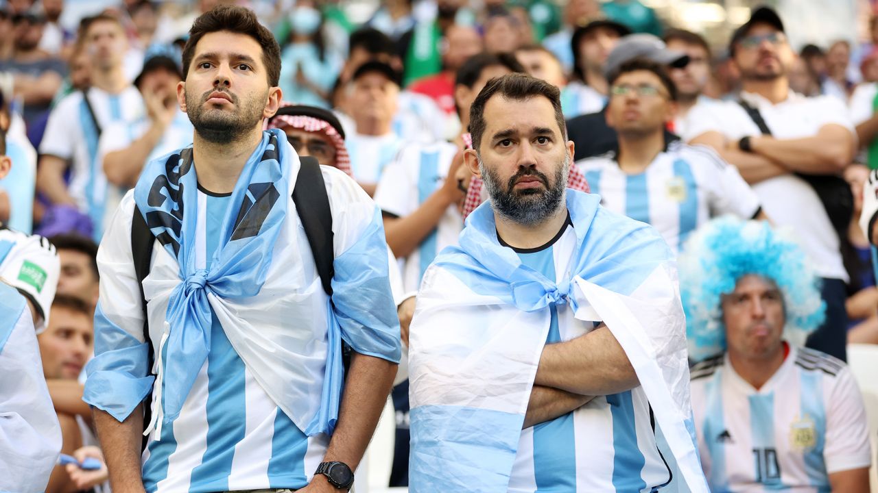 Lionel Messi fronts up to defeat after World Cup shock