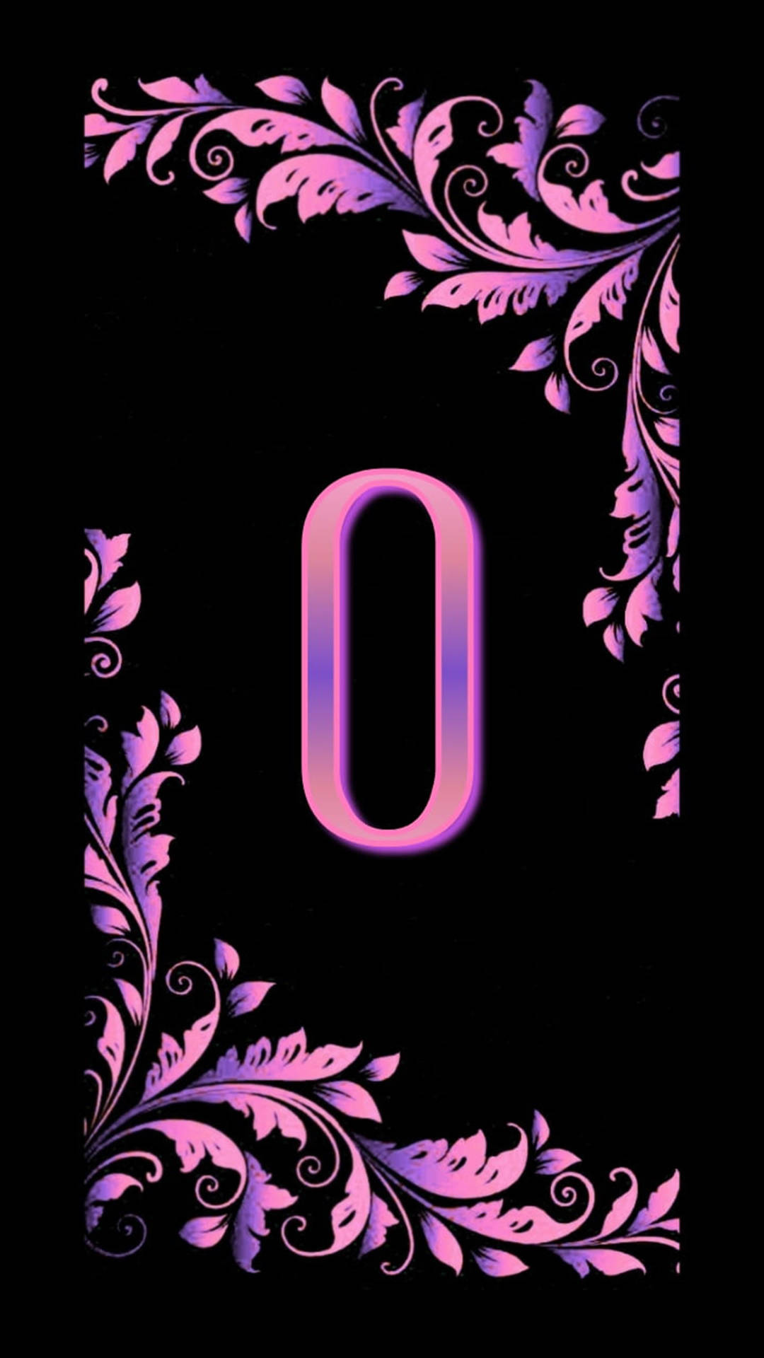 Download Purplish Pink Letter O