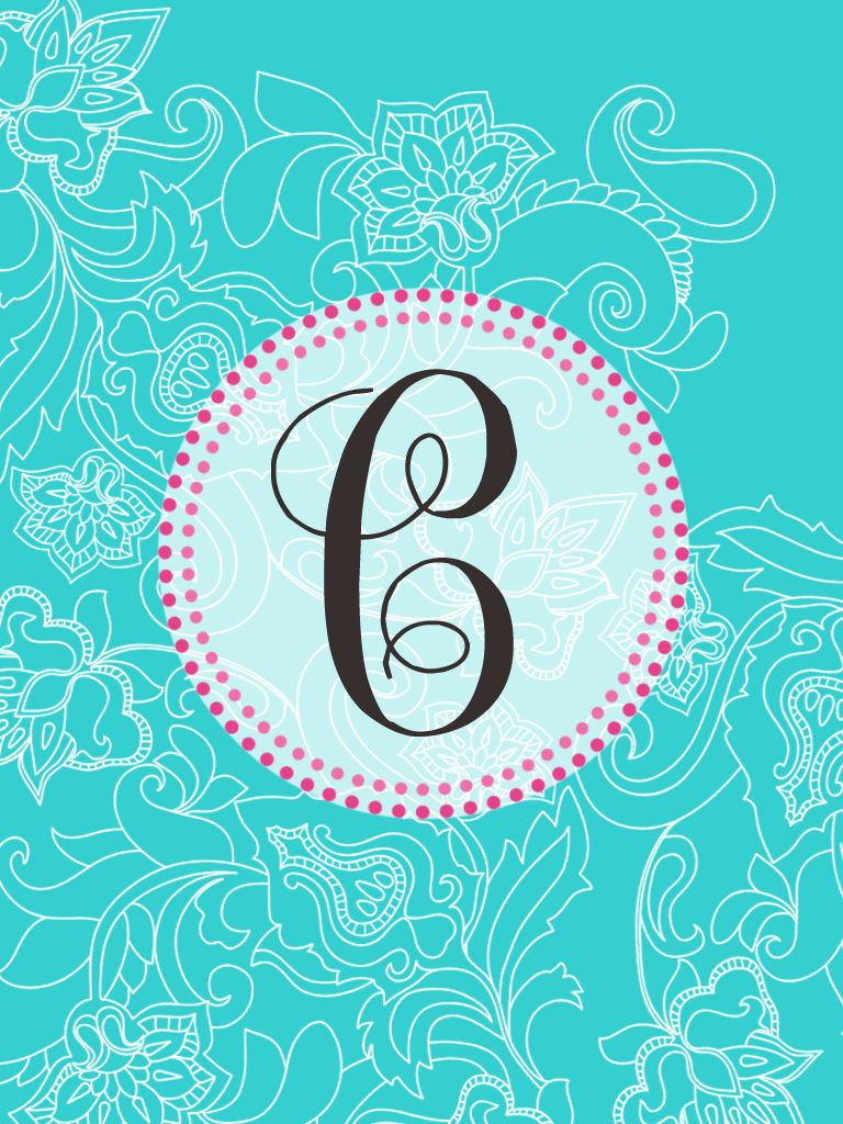 Letter C Monogram Wallpaper