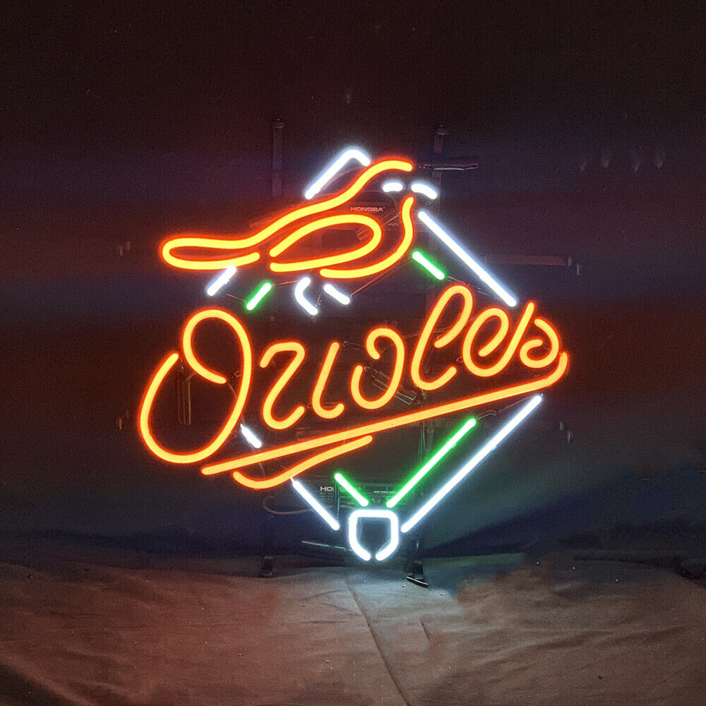 Baseball Team Neon Light Sign Beer Cave Custom Neon Glass Decor