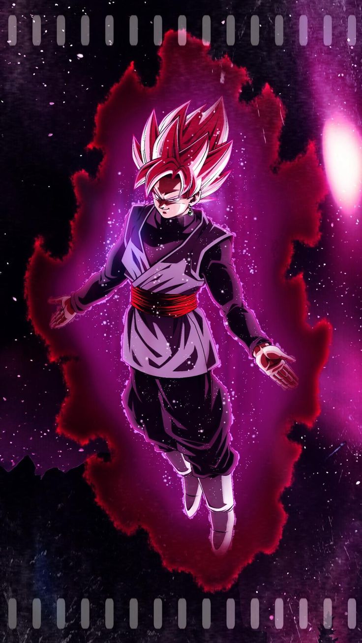 Goku Black SSJ Rose Wallpaper. Goku black, Goku black ssj, Dragon ball art goku