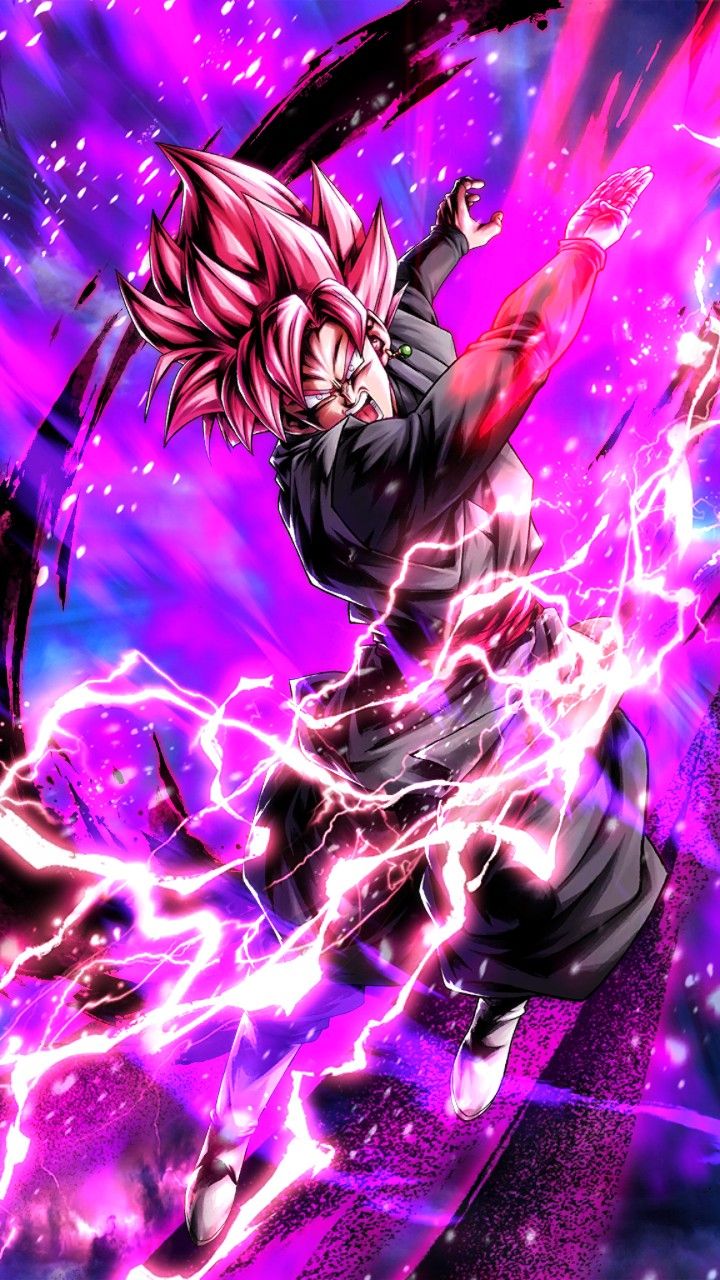 Goku Black Rosé Dragon Ball Legends. Dragon ball super goku, Anime dragon ball goku, Goku black