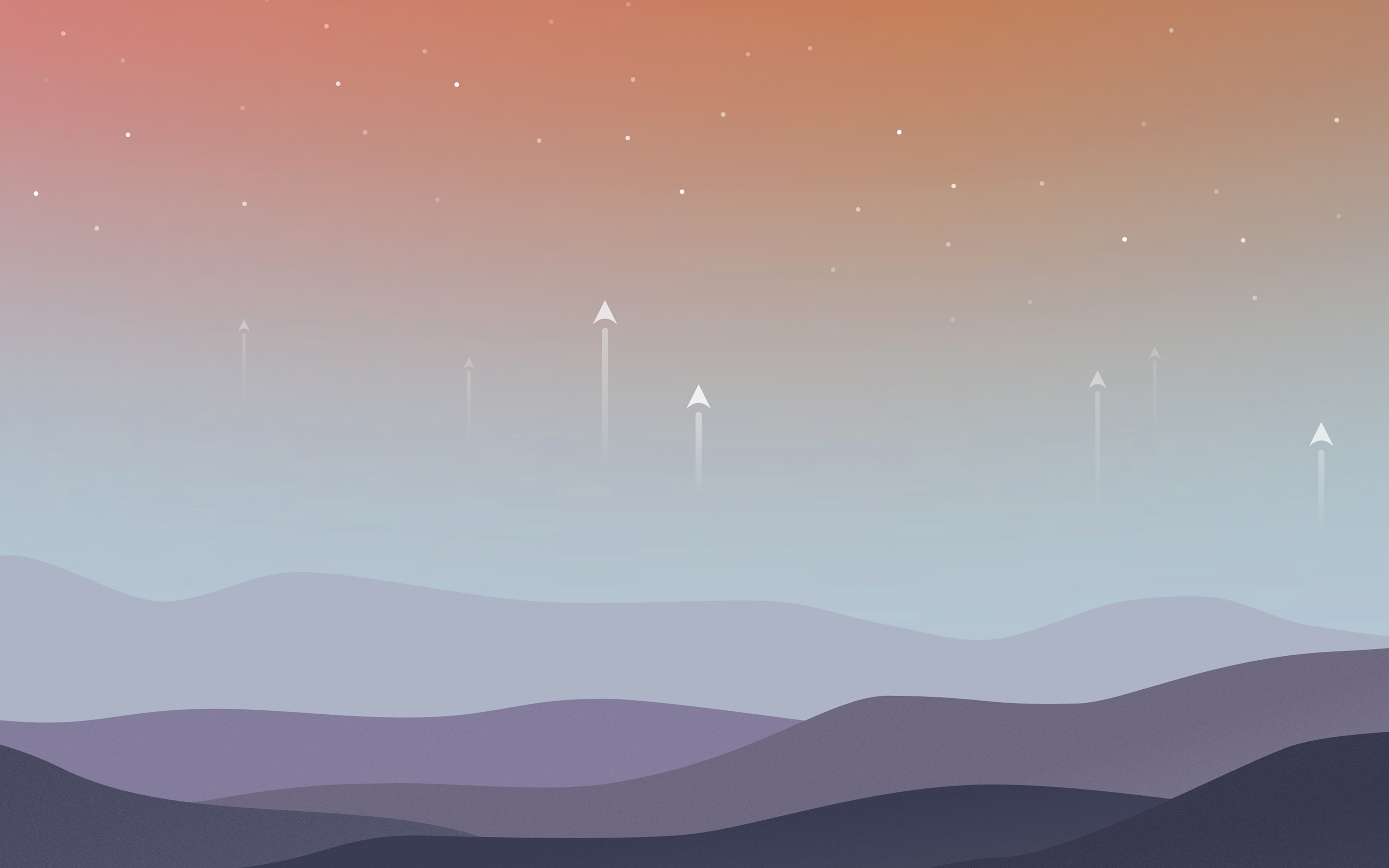 wallpaper for desktop, laptop. minimal space art illustration
