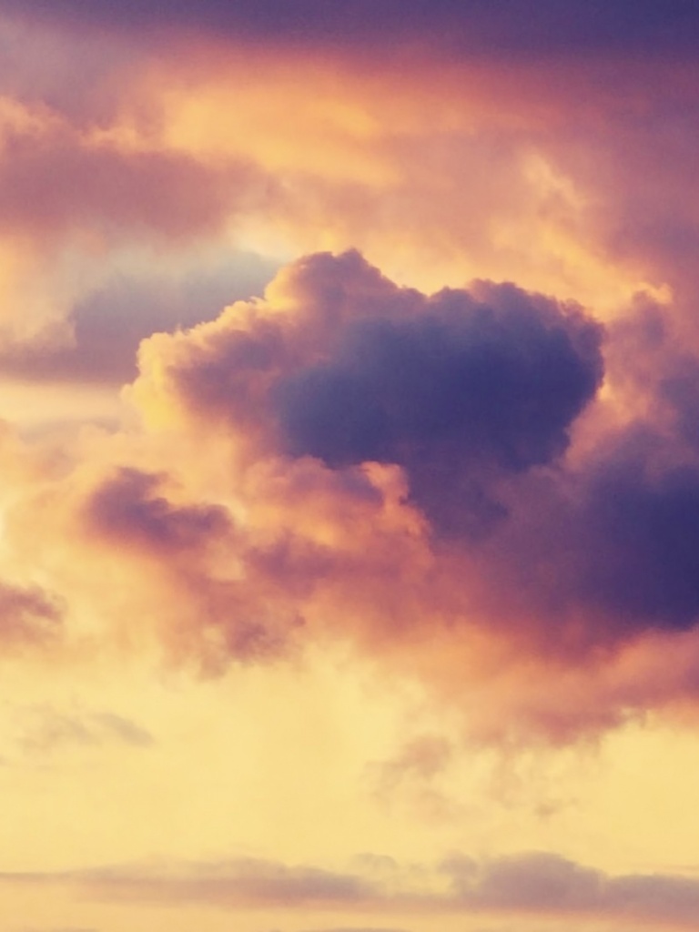 Purple Sky iPad mini wallpaper