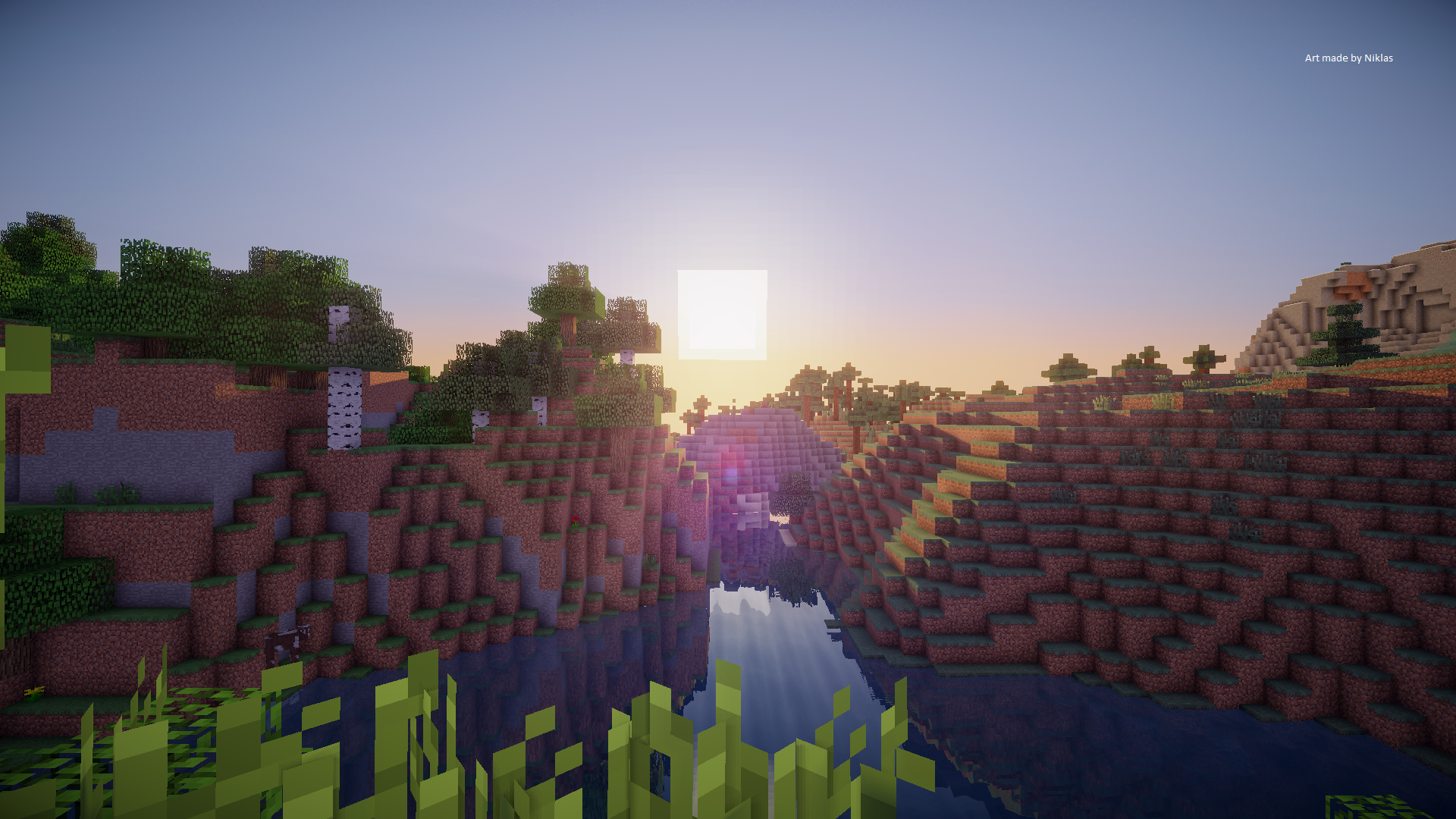 Minecraft Background. Beautiful nature wallpaper, Sparkle wallpaper, Nature wallpaper