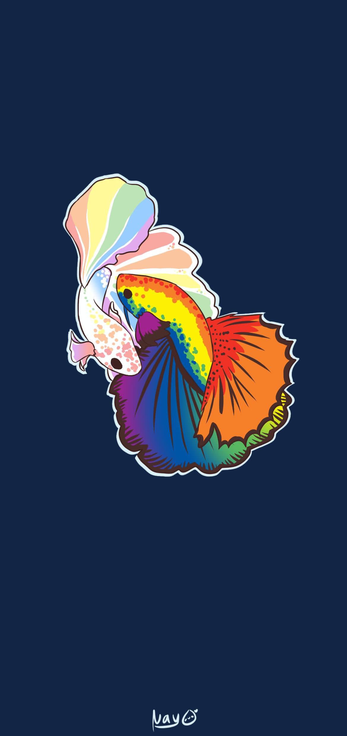 I'm making subtle pride wallpaper! They are free to use and I will make more with different pride flags. Just tell me which combination you want