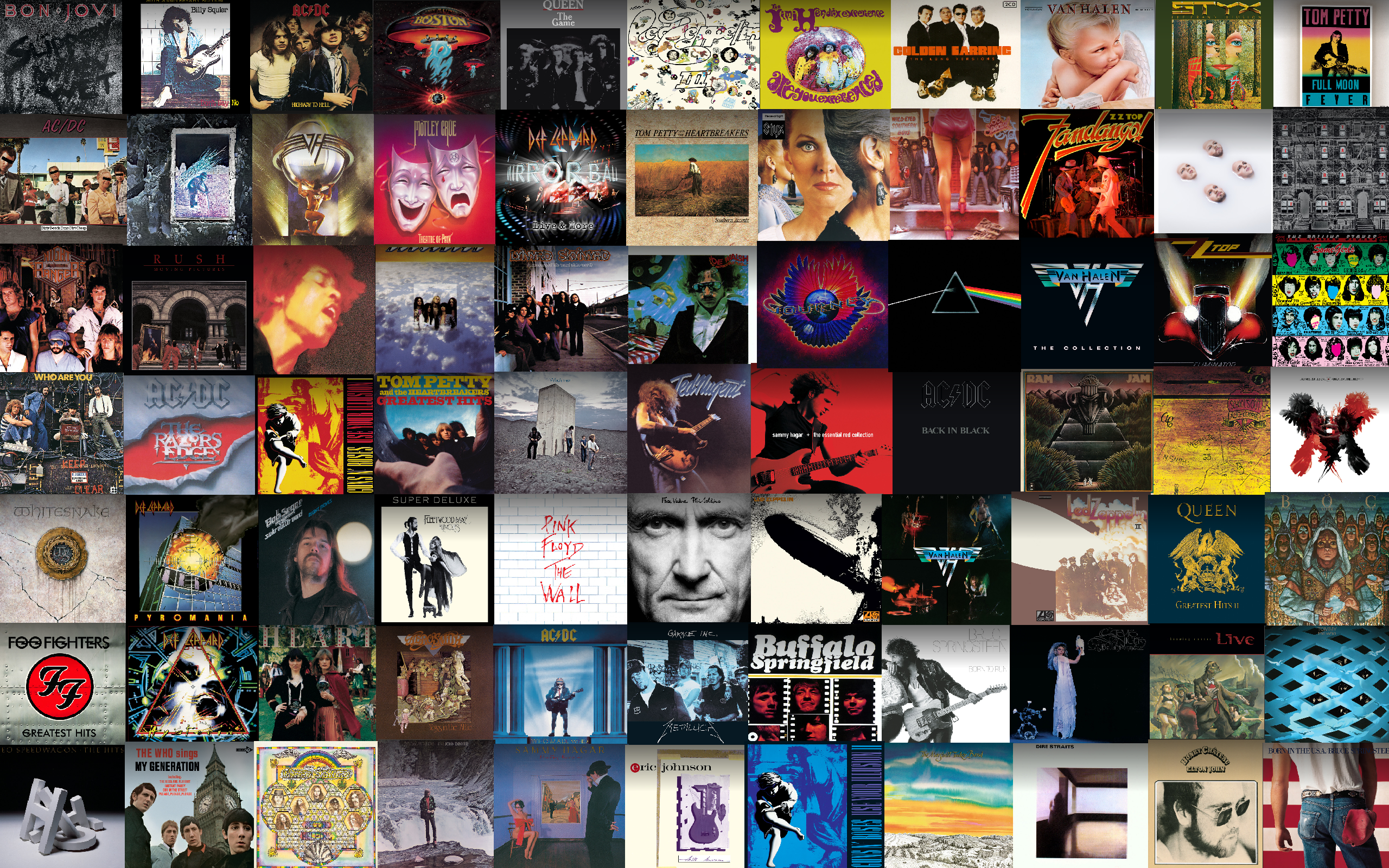 Made some album cover wallpaper based off my music taste, hope you enjoy