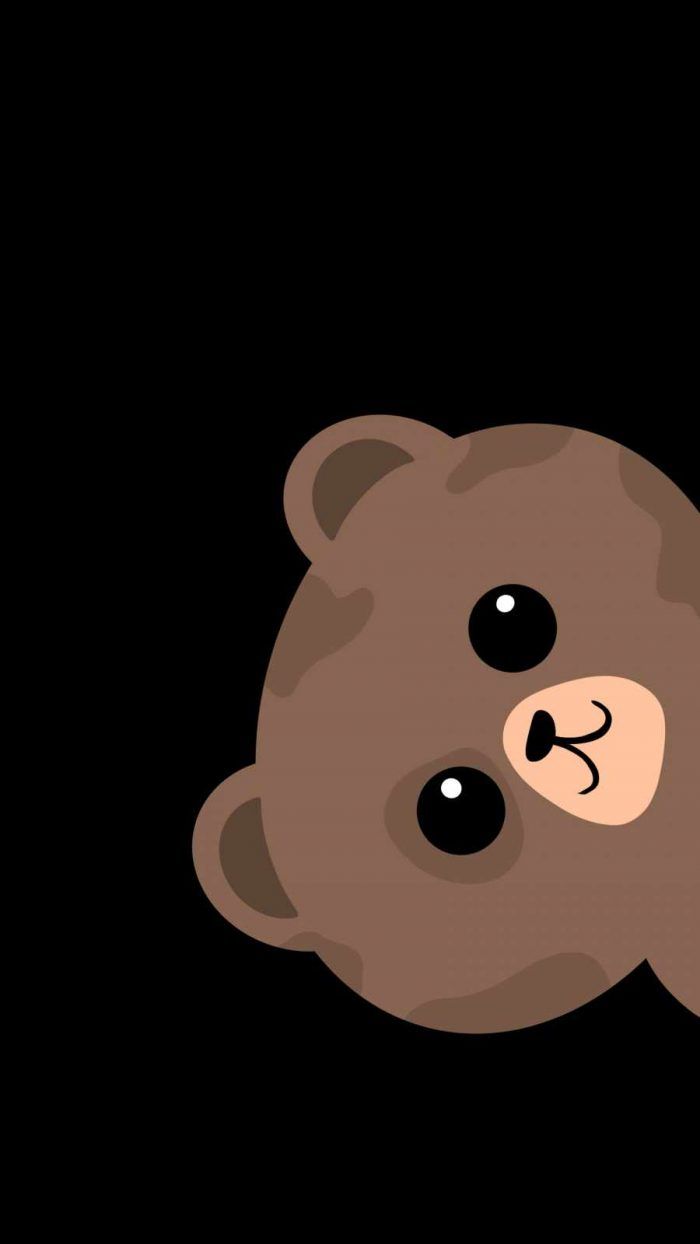 Brown Bear iPhone Wallpaper
