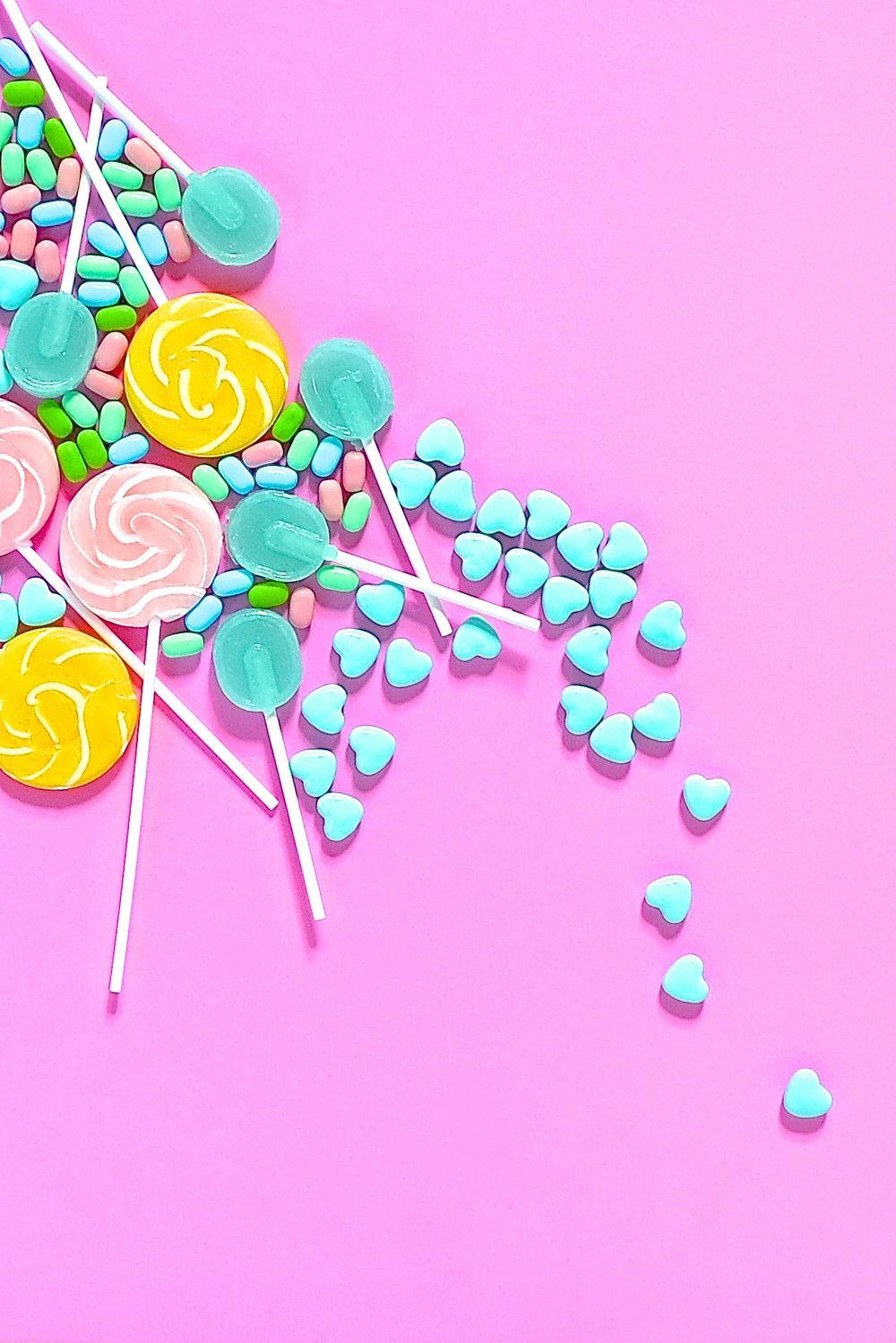 Download Pastel Aesthetic Candies Background Wallpaper