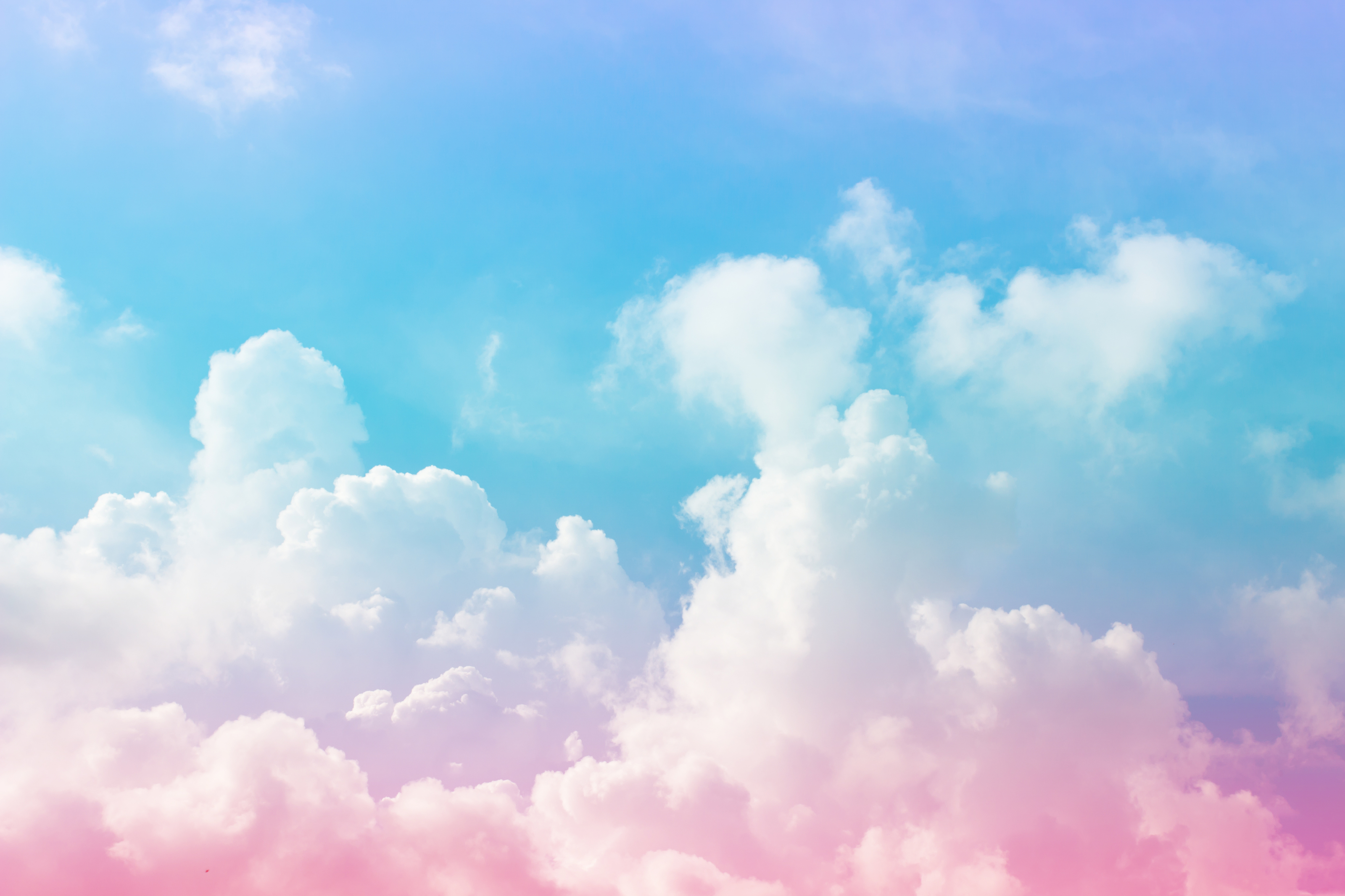 Cotton Candy Clouds Mural Wallpaper Your Way