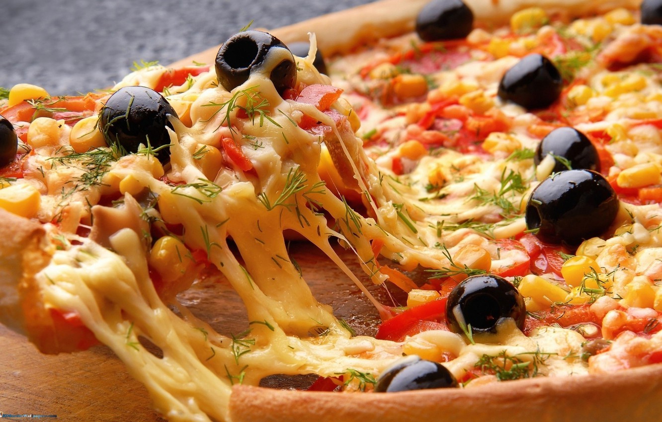 Wallpaper food, pizza, italian image for desktop, section еда