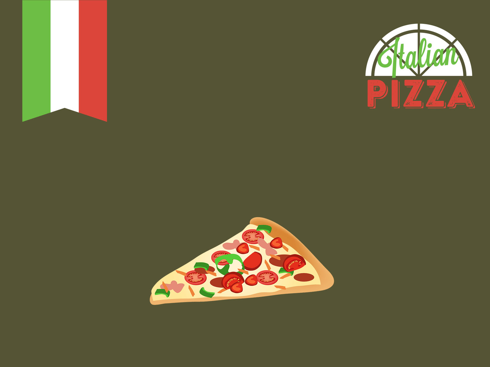 Italian Pizza Background for Powerpoint