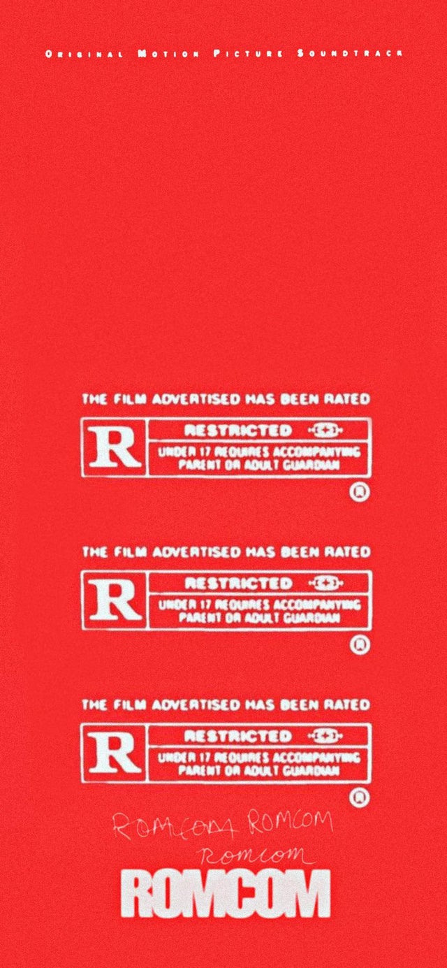 made his two romcom covers into wallpaper for ios 16 !