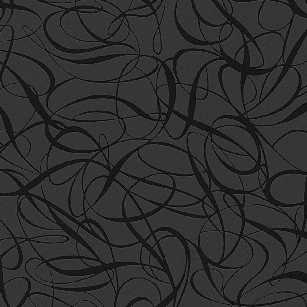 AS Creation Swirl Stripe Pattern Wallpaper Embossed Metallic