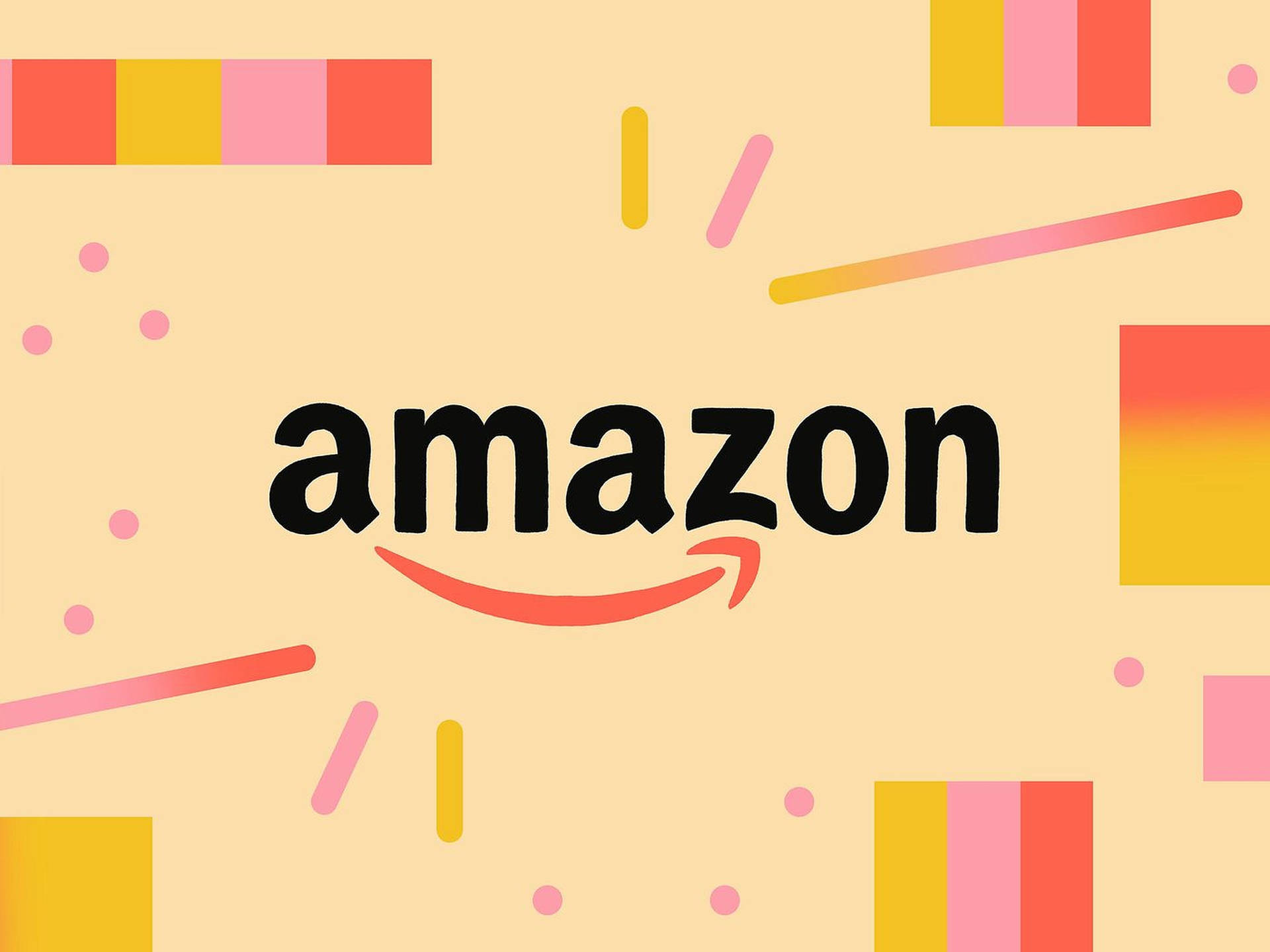 Download Colorful Amazon Logo Wallpaper