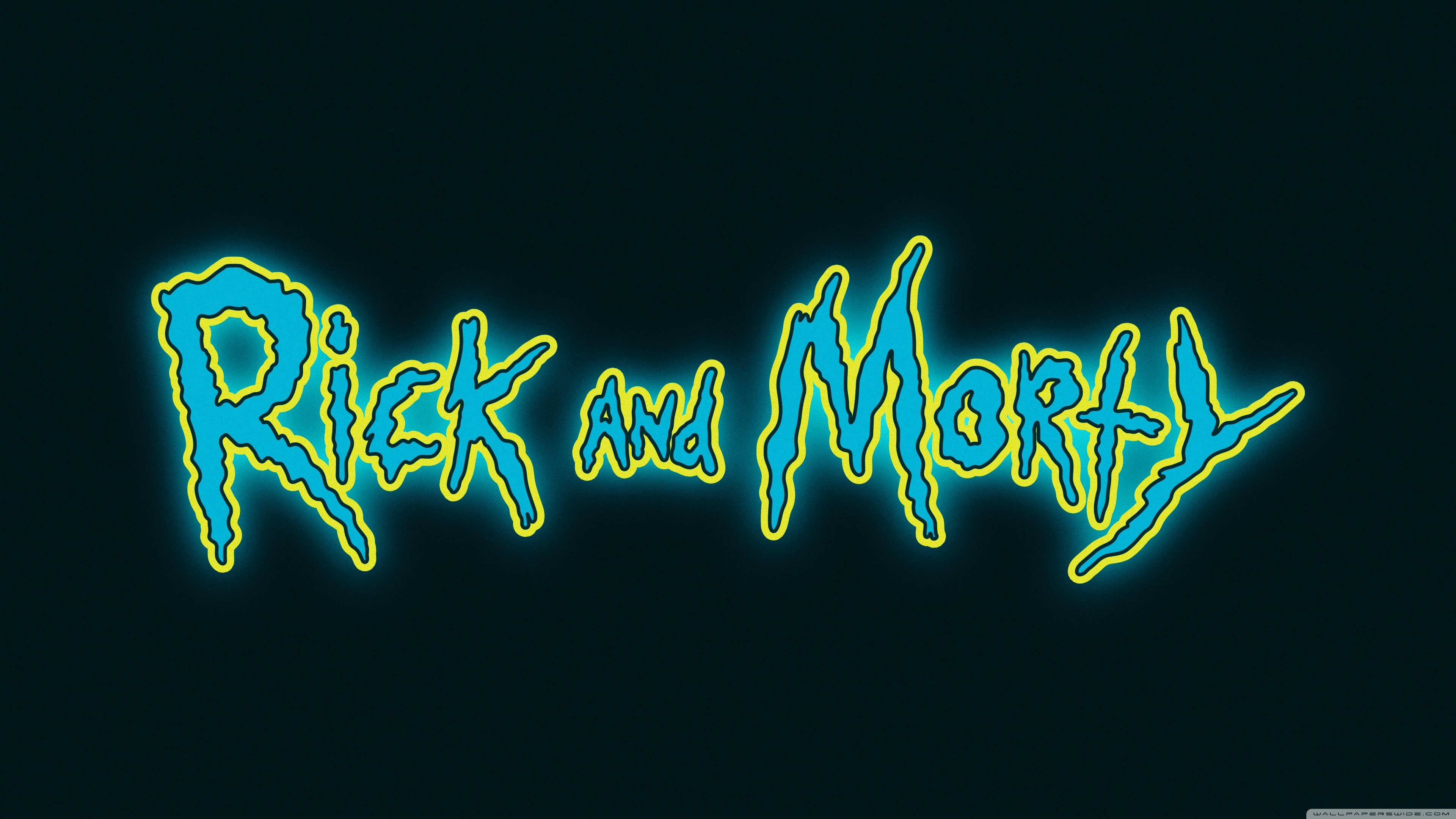 Rick and Morty Logo Ultra HD Desktop Background Wallpaper for: Widescreen & UltraWide Desktop & Laptop, Multi Display, Dual & Triple Monitor, Tablet