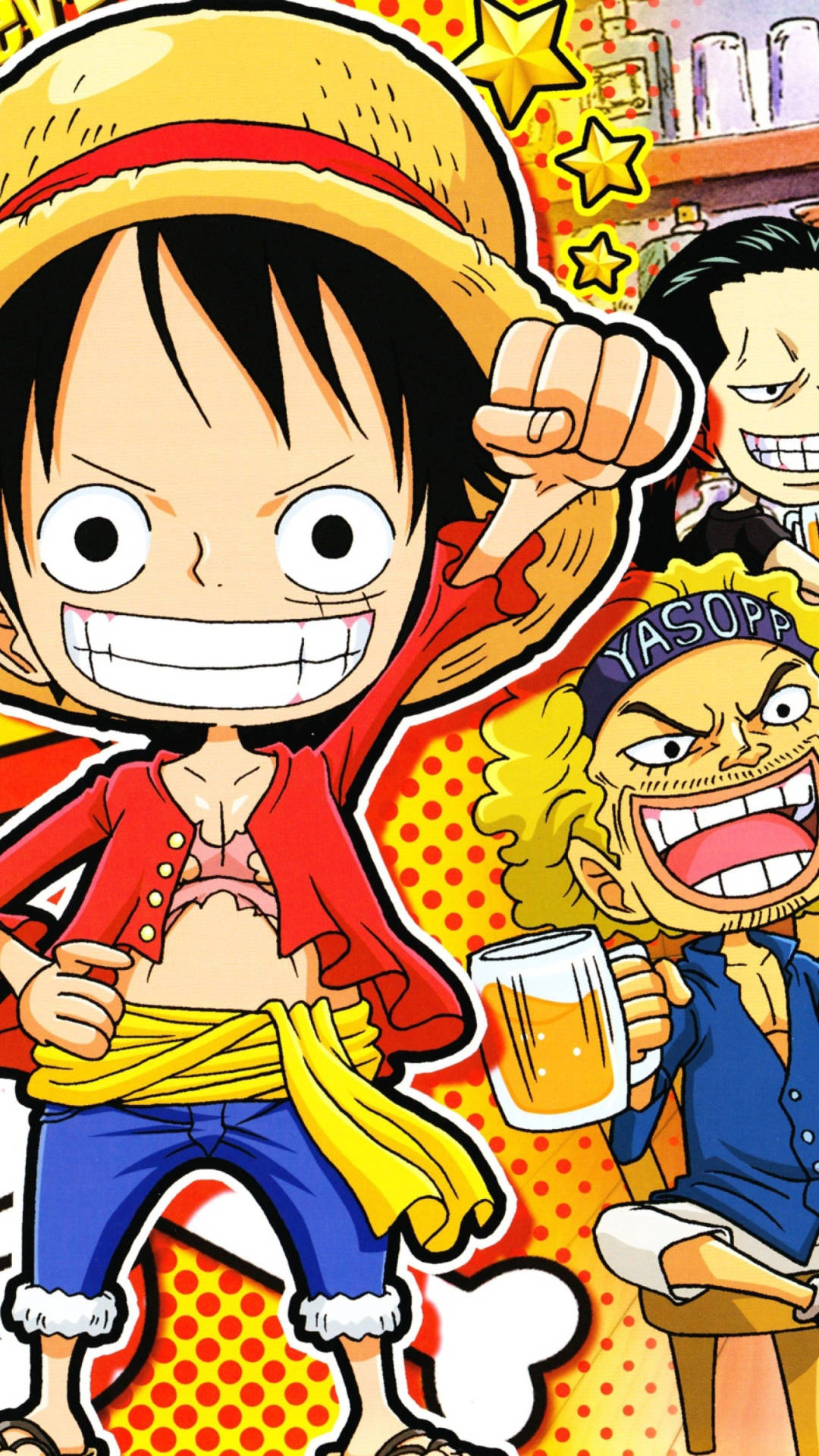 Download One Piece Pop Art IPhone Wallpaper