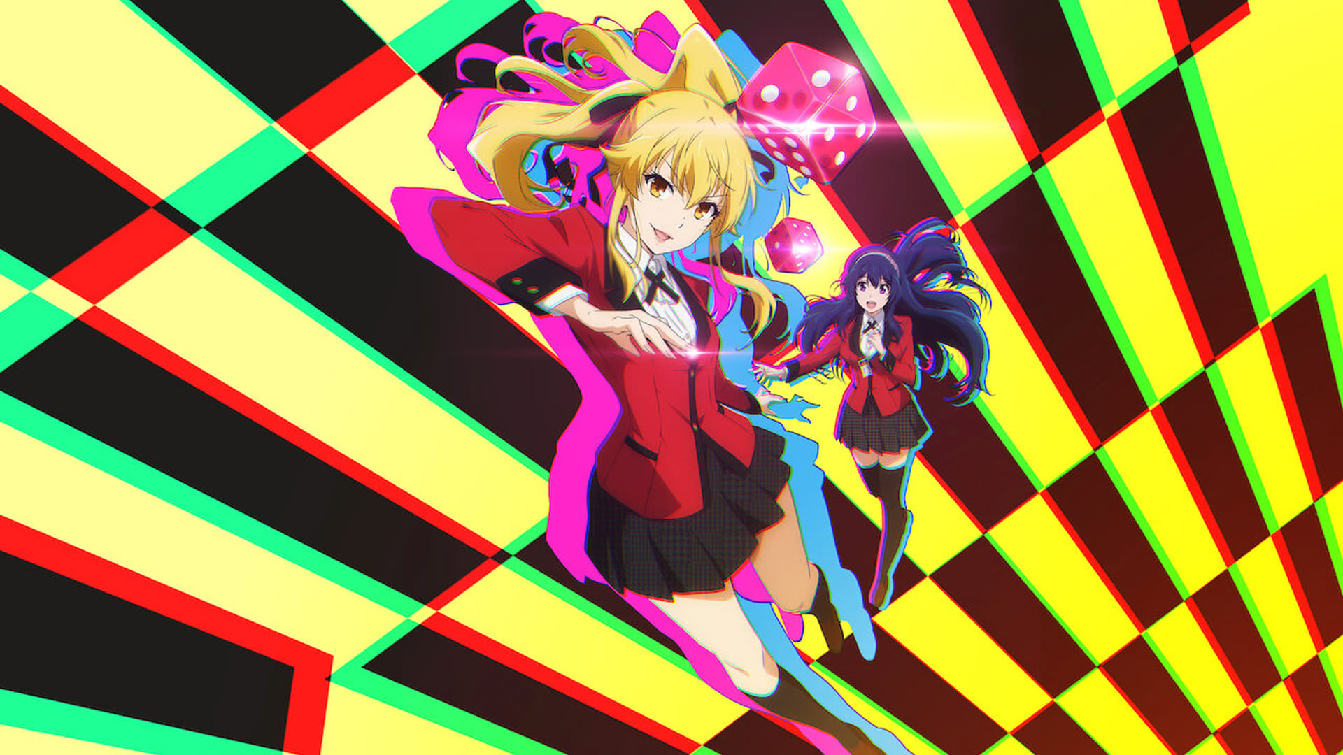 Anime Kakegurui Twin HD Wallpaper