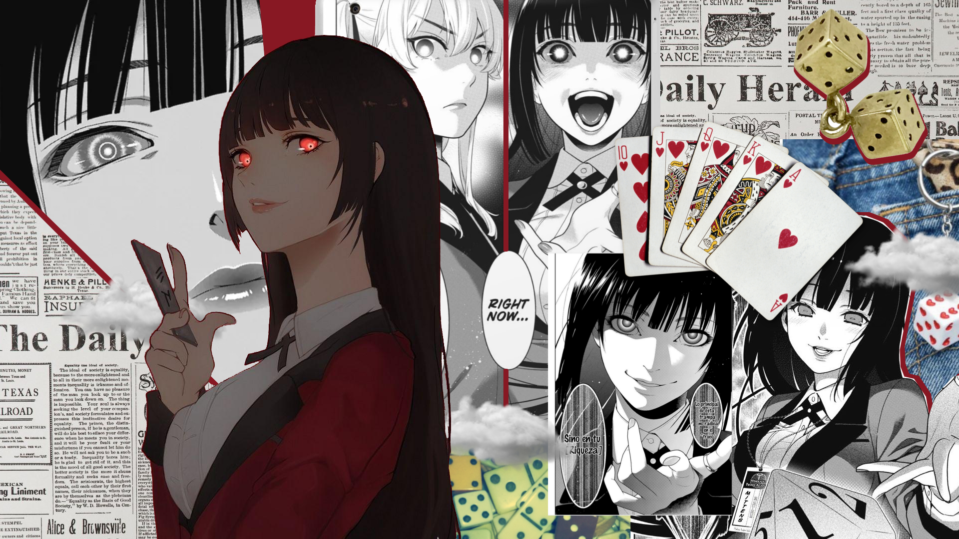 Anime Kakegurui Twin HD Wallpaper by haruka