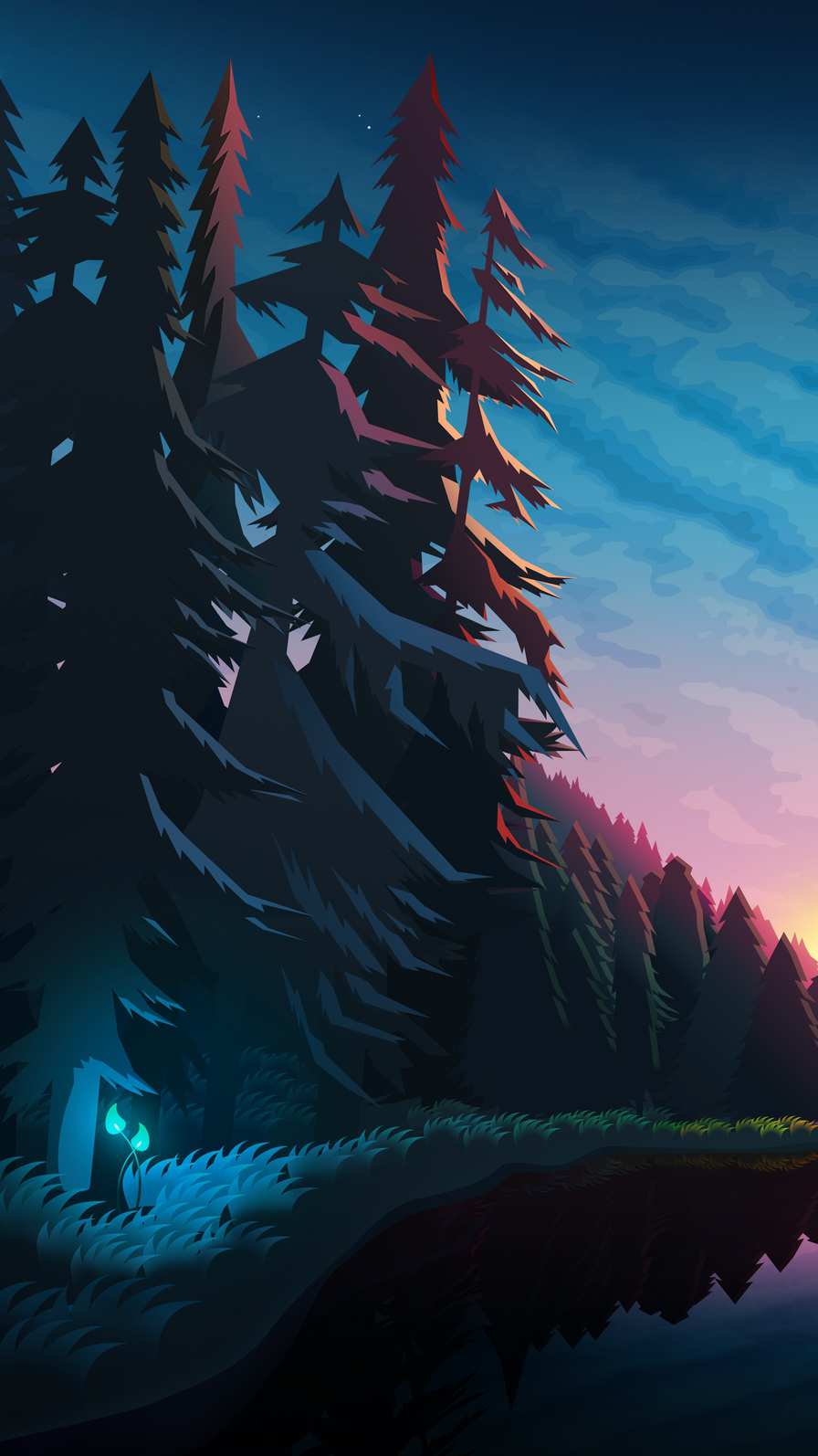 Forest Magical Tree IPhone Wallpaper Wallpaper, iPhone Wallpaper