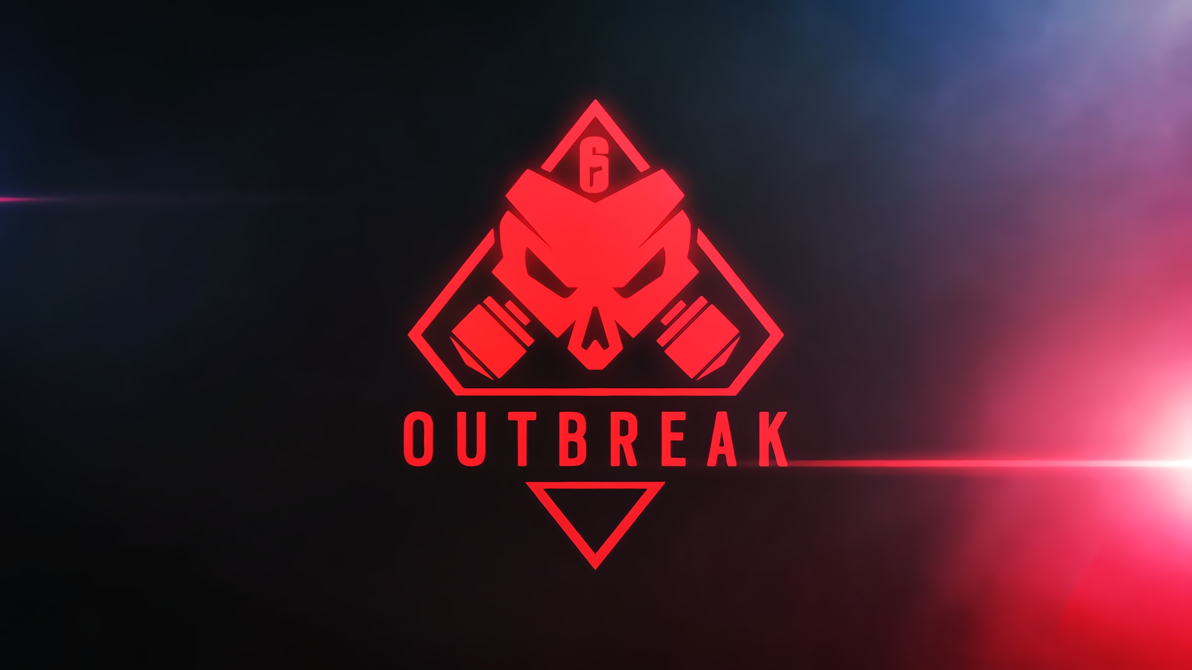 Wallpaper Tom Clancy's Rainbow Six Siege Outbreak, poster, logo, 4K, Games