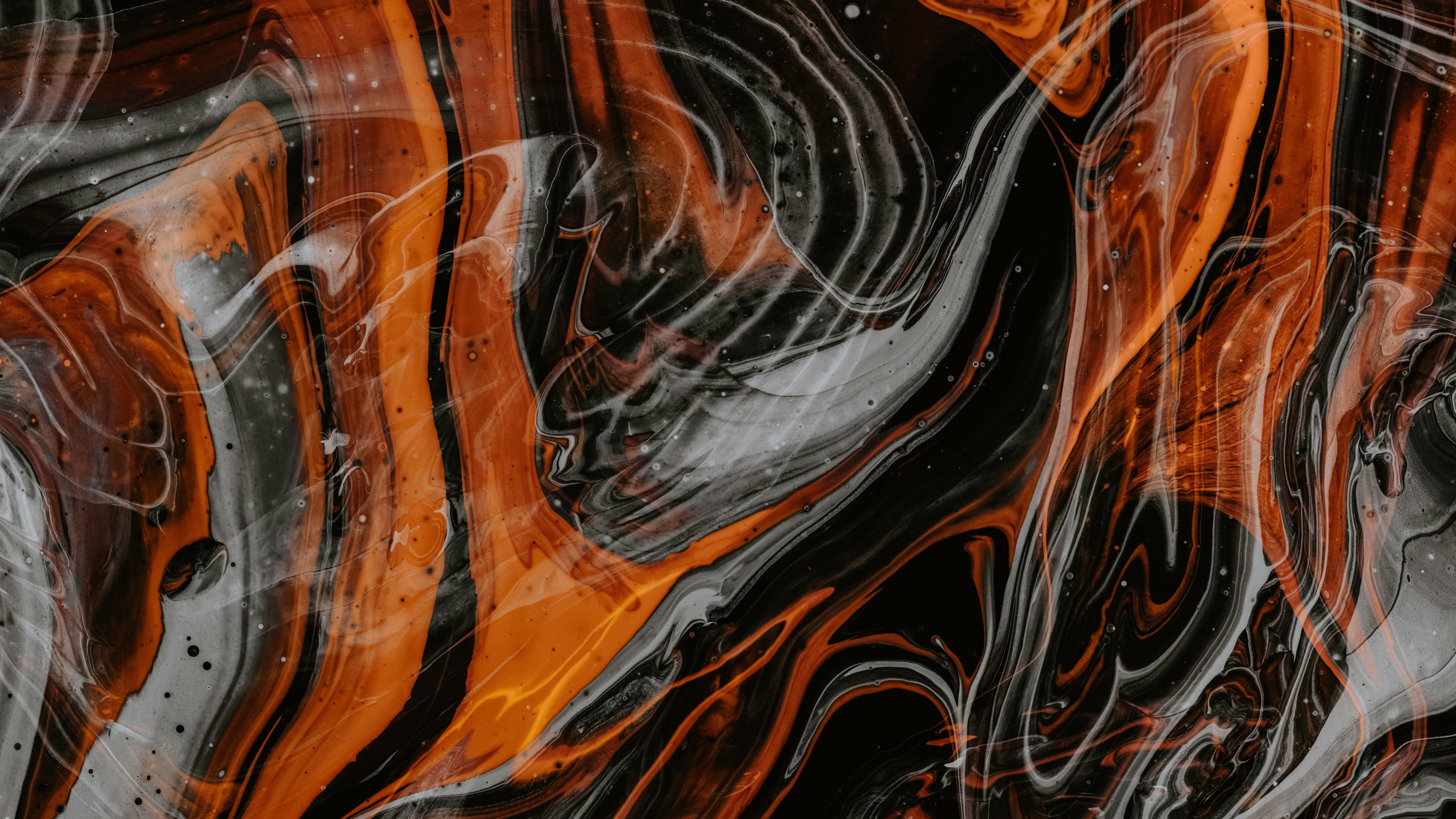 Download Wallpaper 5120x2880 Abstract Art, Dark Orange 5k Wallpaper, 5120x2880 5k Background, 27172