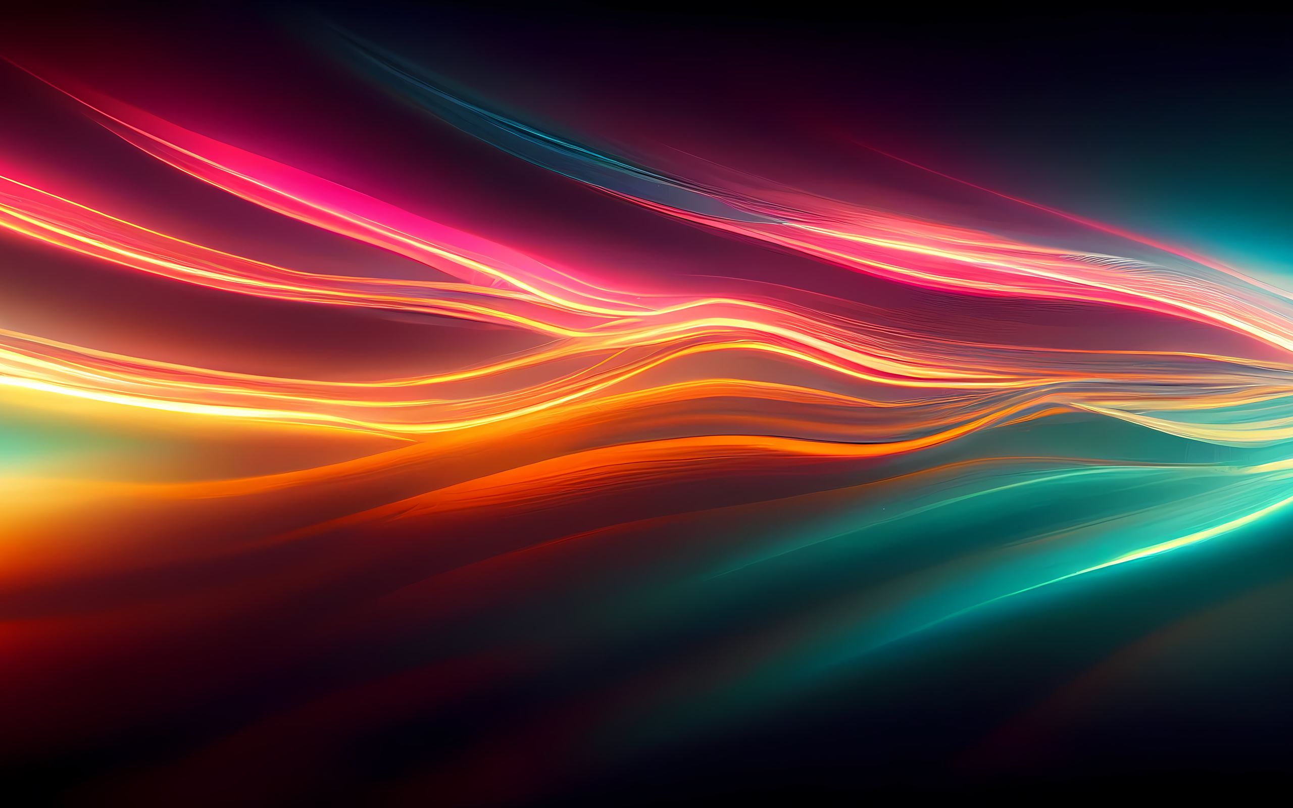 wavy curved 5k Mac Wallpaper Download