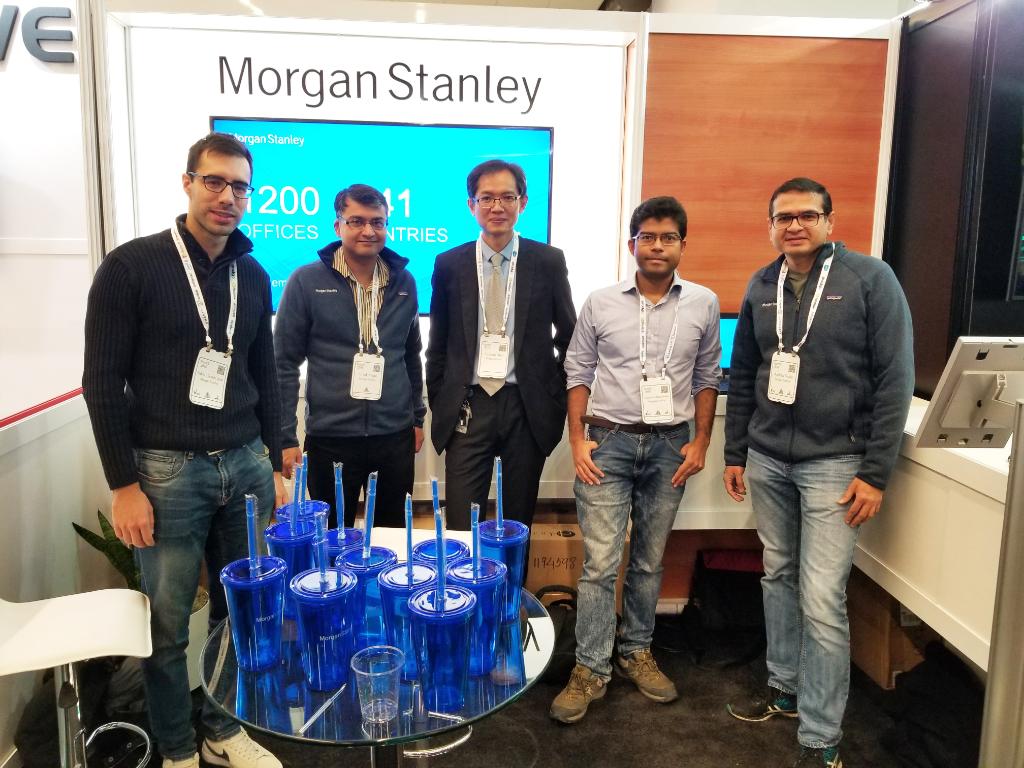 Morgan Stanley this year's #NeurIPS2018 in #Montreal? Visit our booth now through December 7 to speak with us about the latest #AI applications in finance