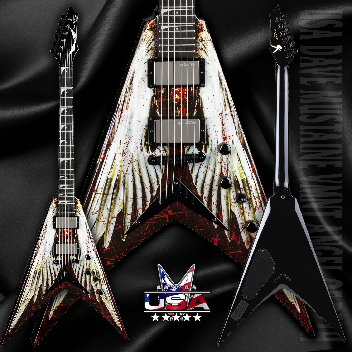 Dean Guitars VMNT Angel Of Deth Your Wings: #megadeth #dean #deanusa