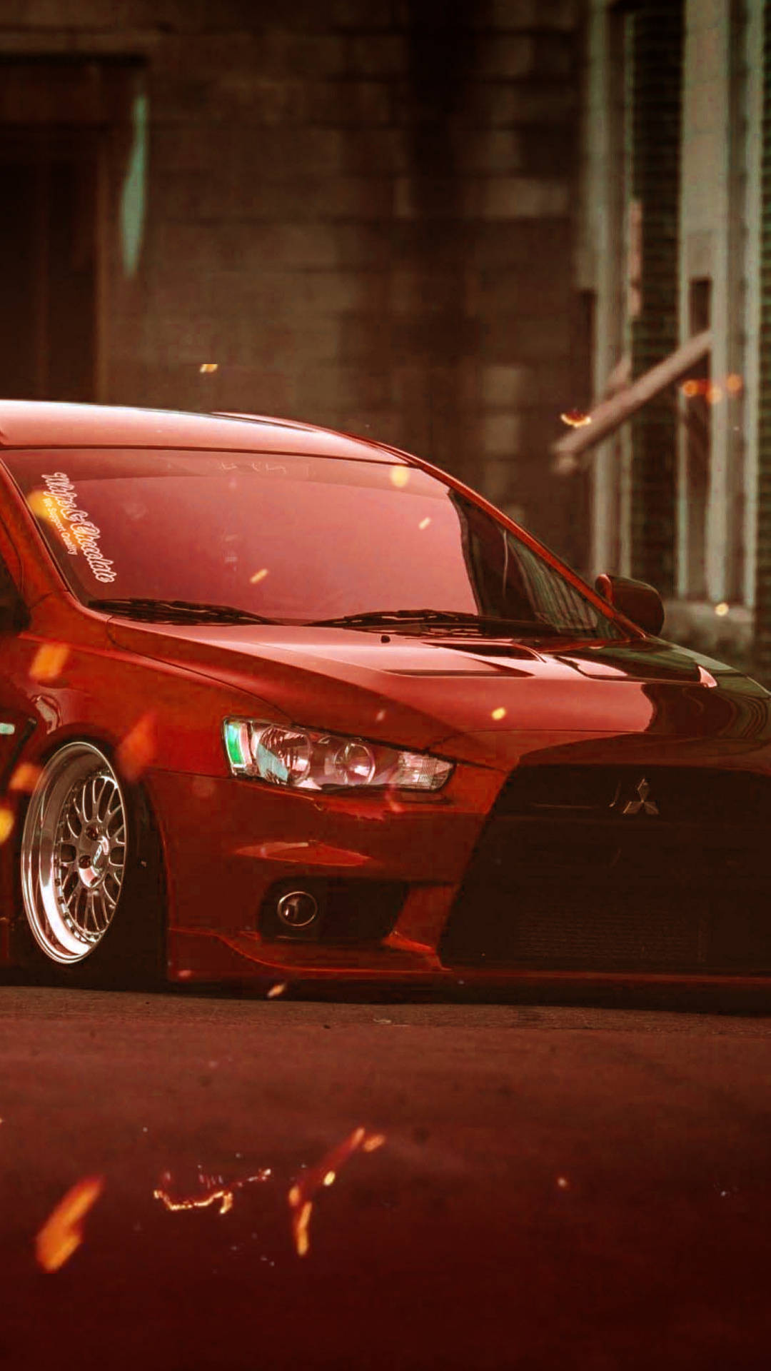 Download Red Aesthetic Sports 4k Car iPhone Wallpaper