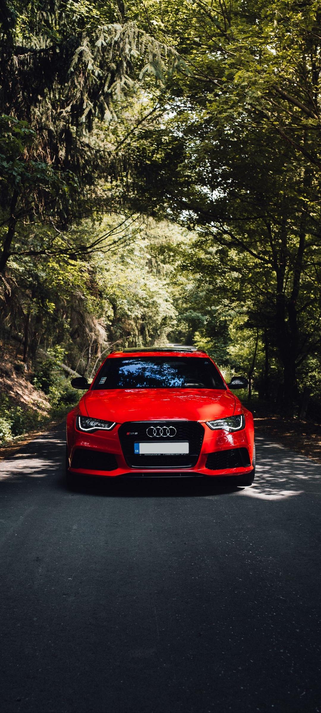 Red Audi Car Wallpaper