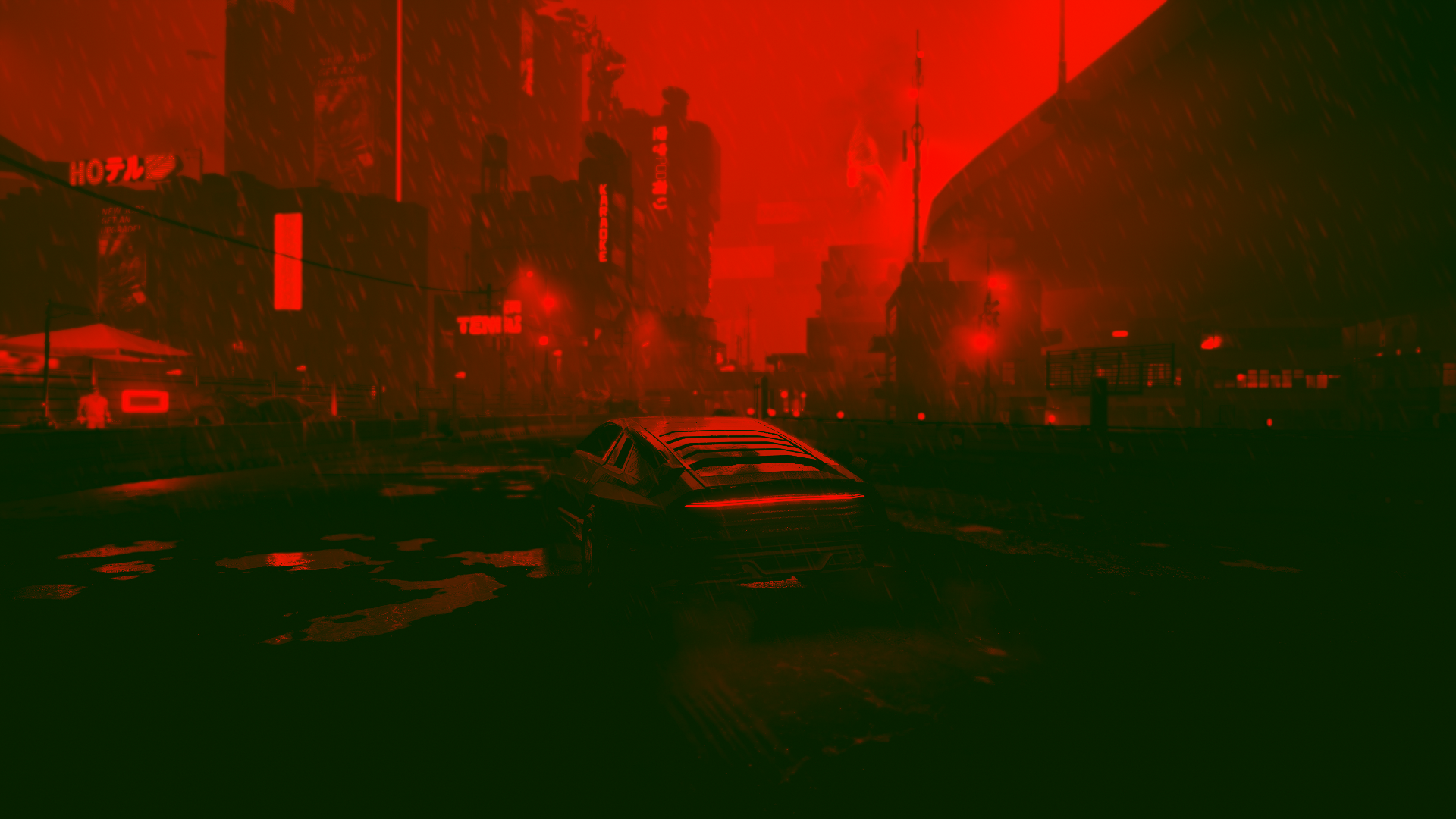 Cyberpunk Cyberpunk 2077 CD Projekt RED Car Wallpaper:1920x1080
