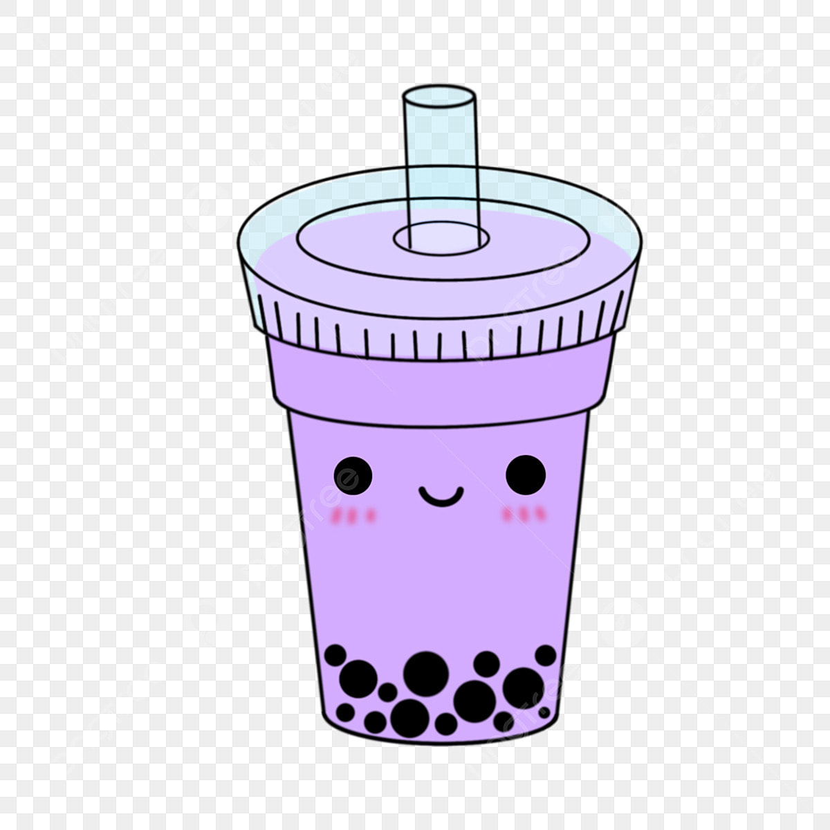 Taro Milk Tea PNG Transparent, Taro Milk Bubble Tea Summer Cold Yummy Drink, Cool, Sweet, Cute PNG Image For Free Download