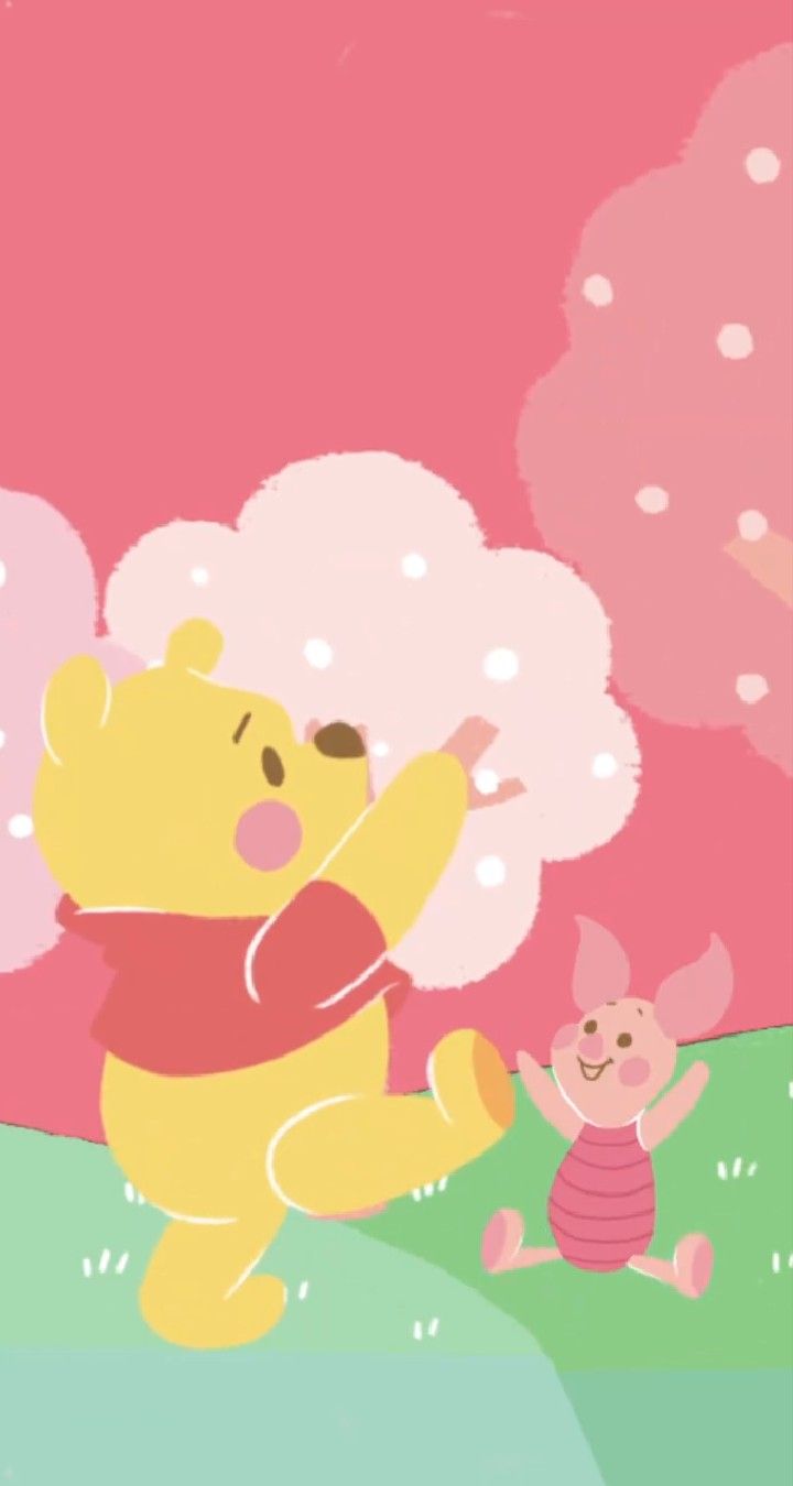 Spring is coming. Winnie the pooh picture, Cute winnie the pooh, Cute cartoon wallpaper