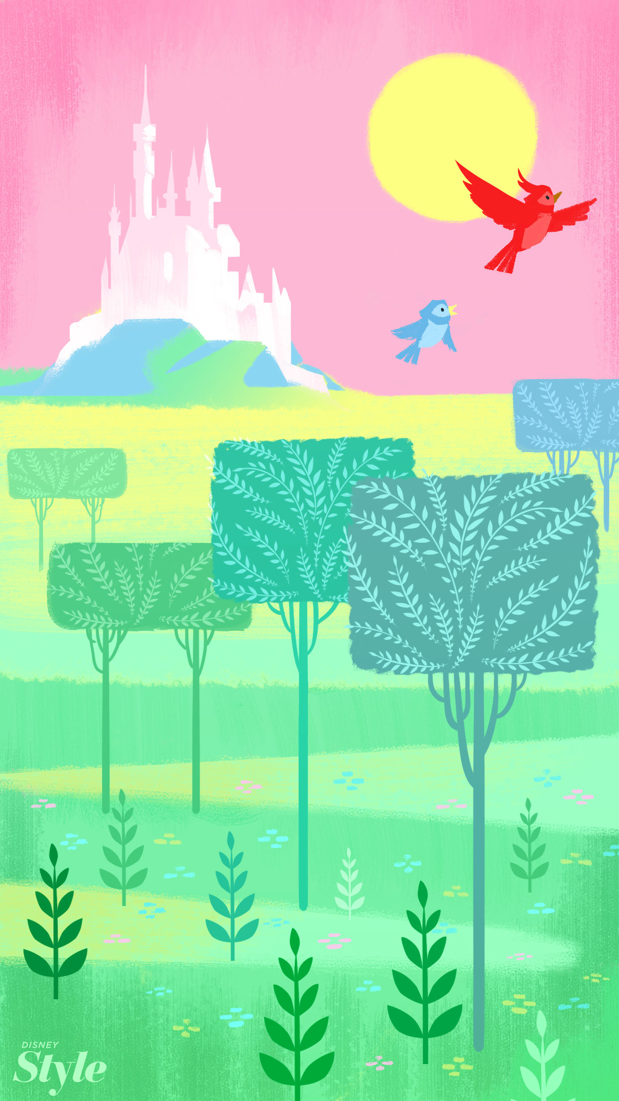 Spring Disney Background To Brighten Up Your Phone