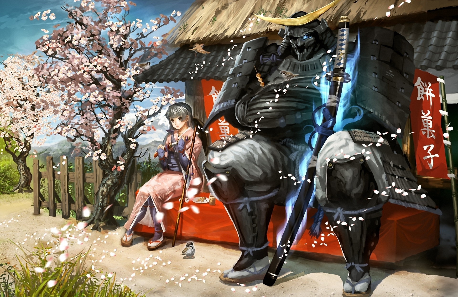 Anime Samurai HD Wallpaper and Background