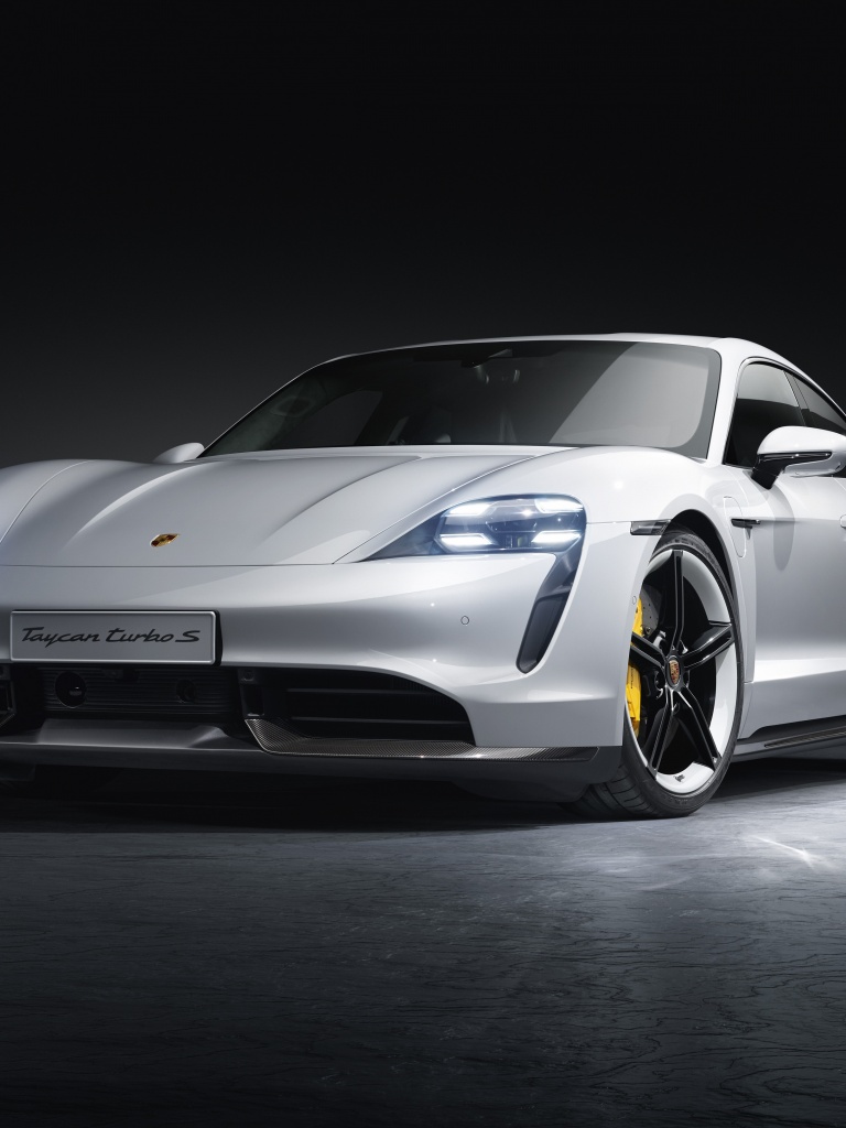 Porsche Taycan Turbo S Wallpaper 4K, Sports Cars, 5K, Black Dark
