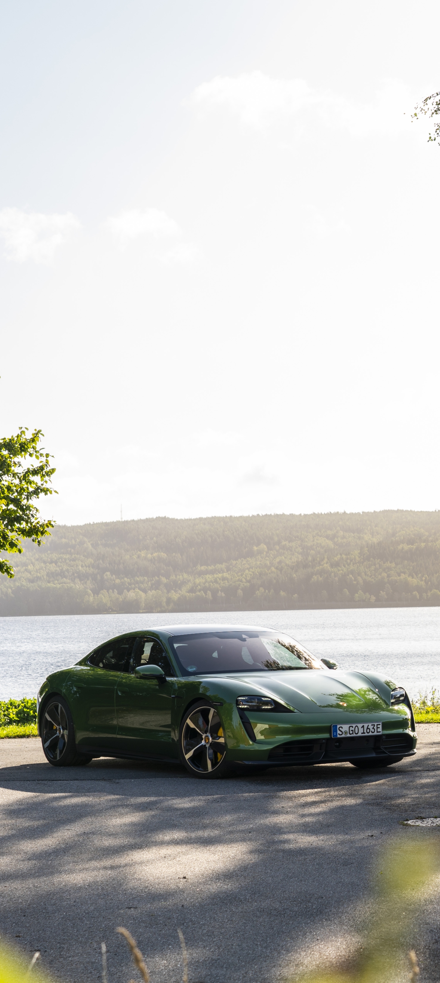 Porsche Taycan Turbo S Phone Wallpaper