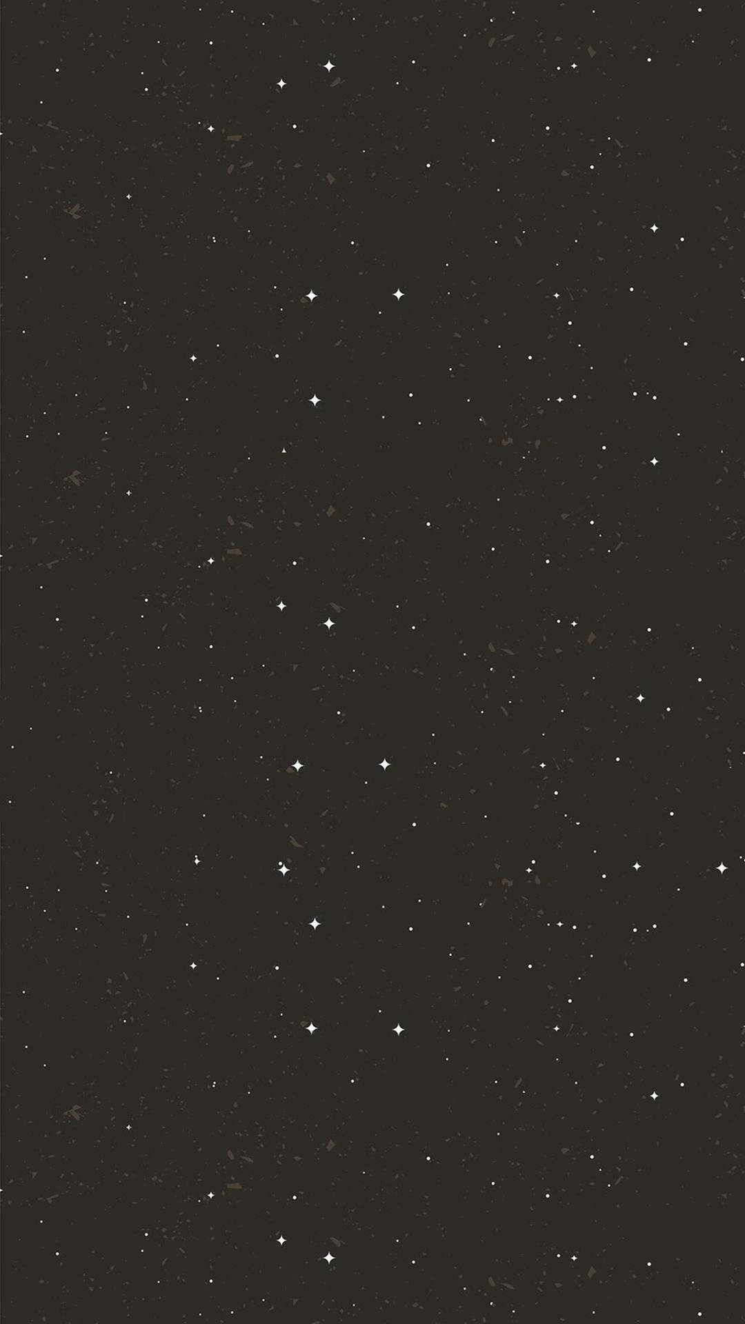 Download Starry Sky Minimalist Black Phone Wallpaper