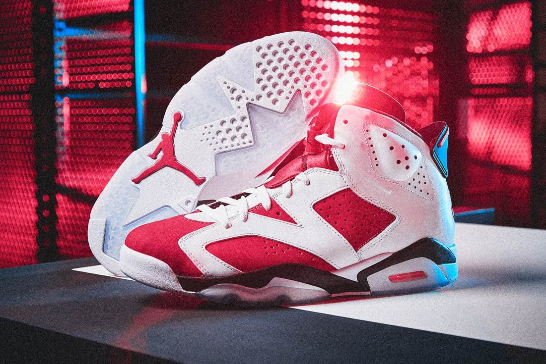 Catch the 'Carmine' Air Jordan 6 for the Whole Family at JD Sports