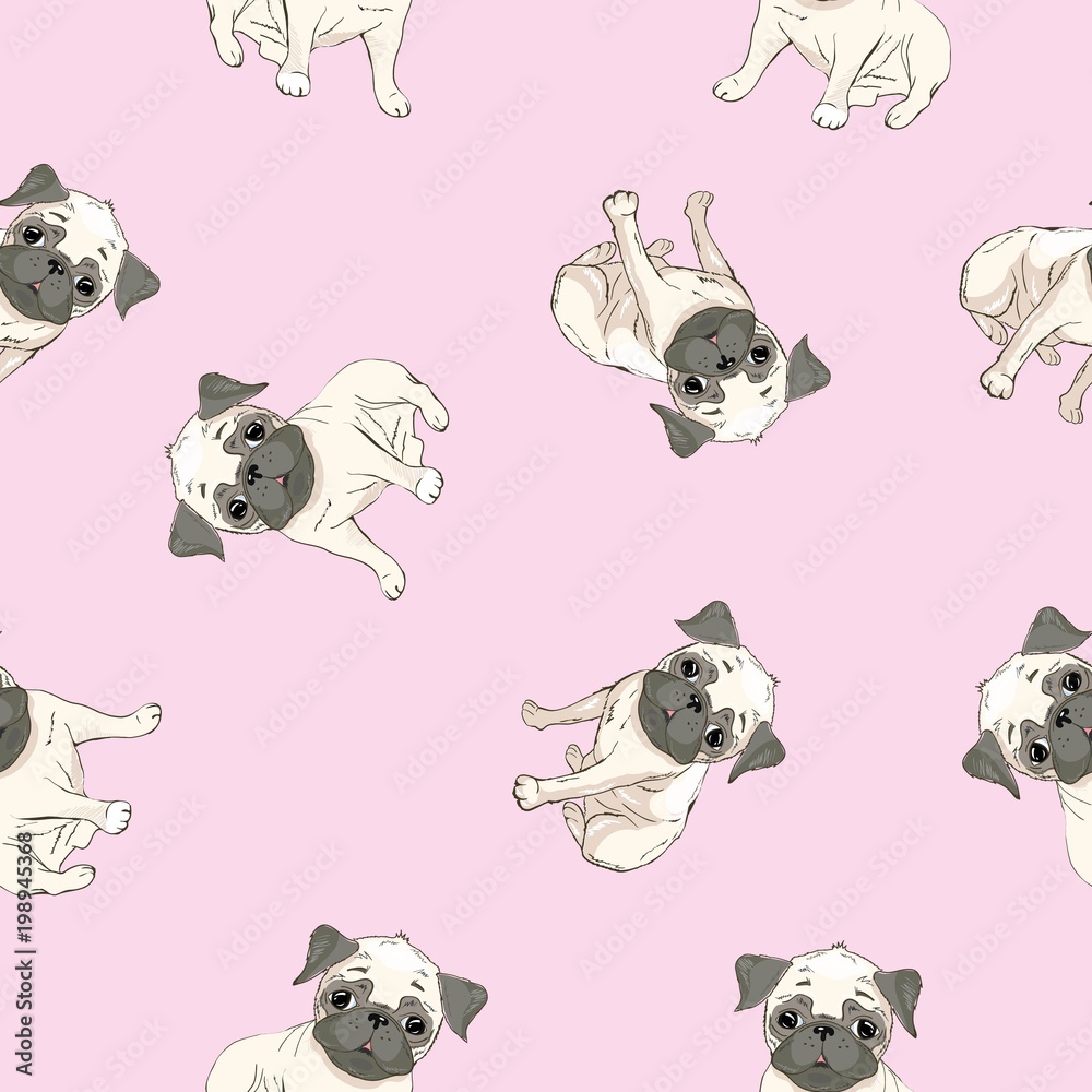 Pink Cute Dog Wallpapers - Wallpaper Cave