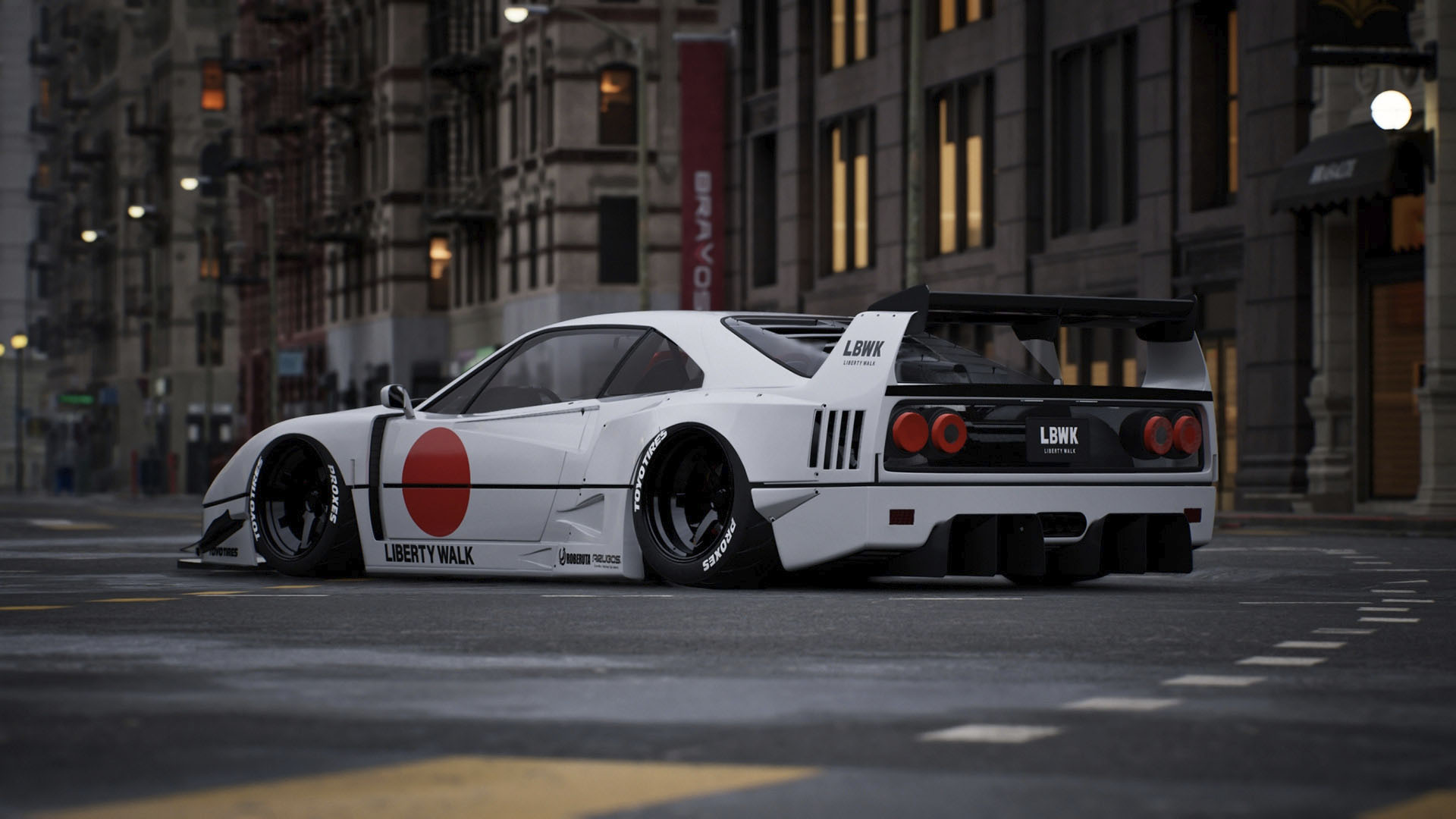 Probably the most controversial Ferrari F40 in the world