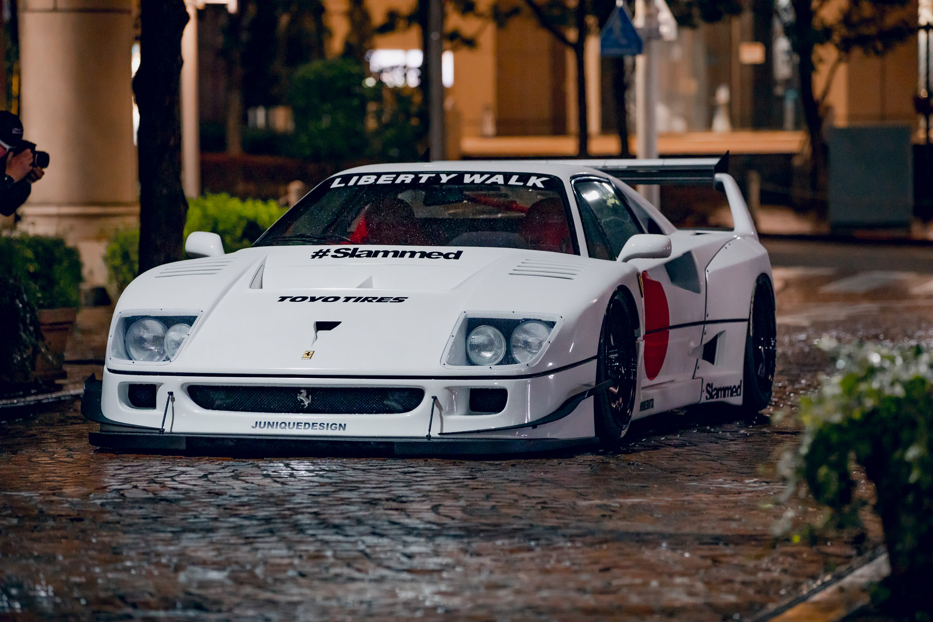 LB WORKS Ferrari F40 Walk. リバティーウォーク Complete Car And Customize!