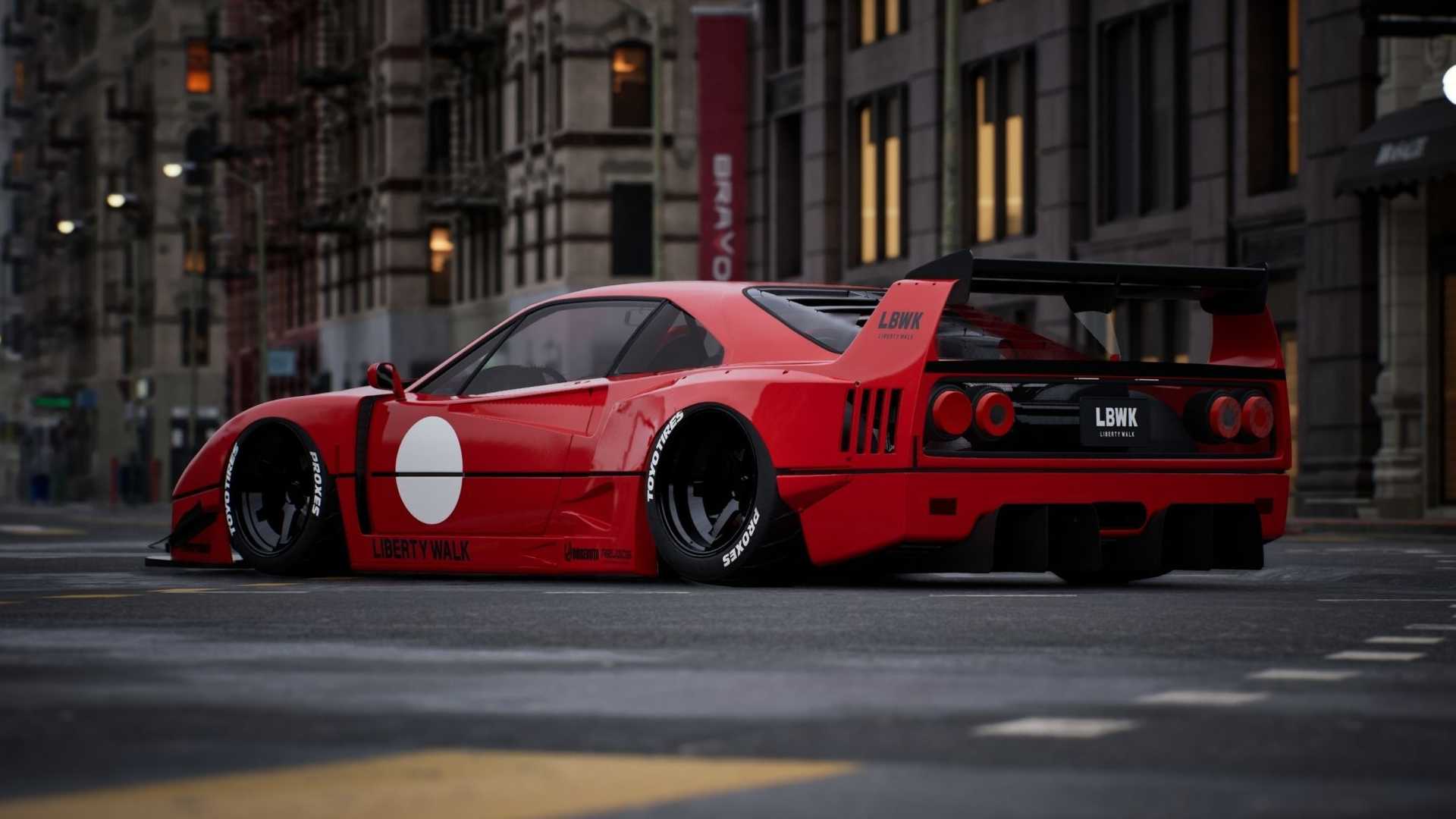 Ferrari F40 With Widebody Kit Teased Ahead Of Tokyo Auto Salon Debut