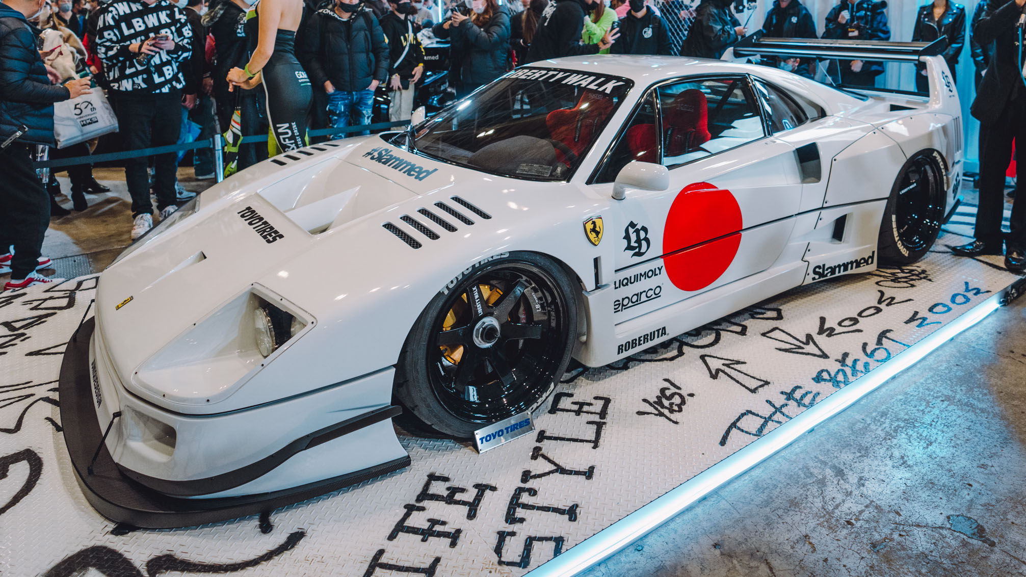 Behold: Japanese tuner Liberty Walk's widebody Ferrari F40