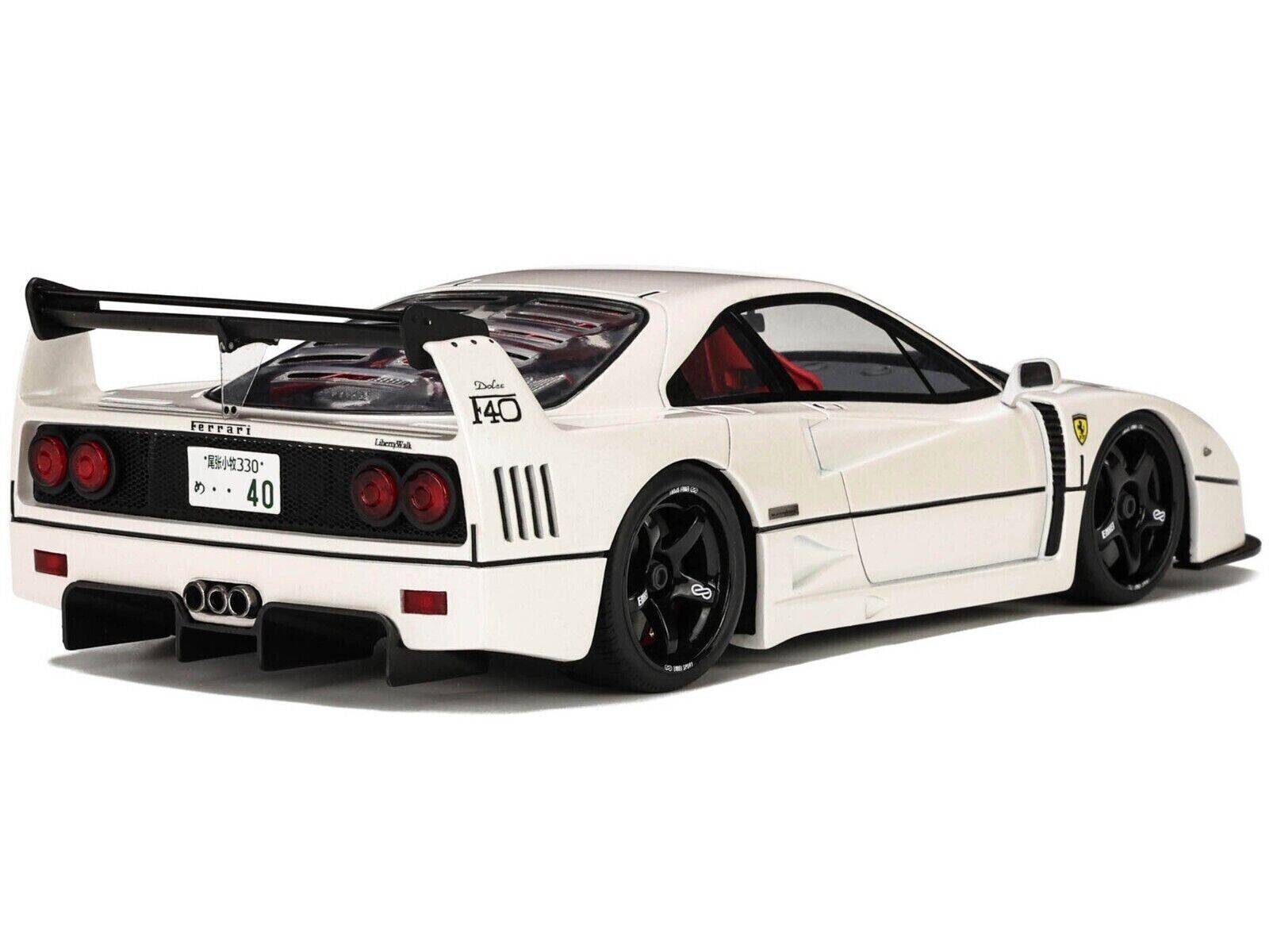 GT Spirit 2008 FERRARI F40 LBWK WHITE 1:18 GT379*Brand New! NICE!!