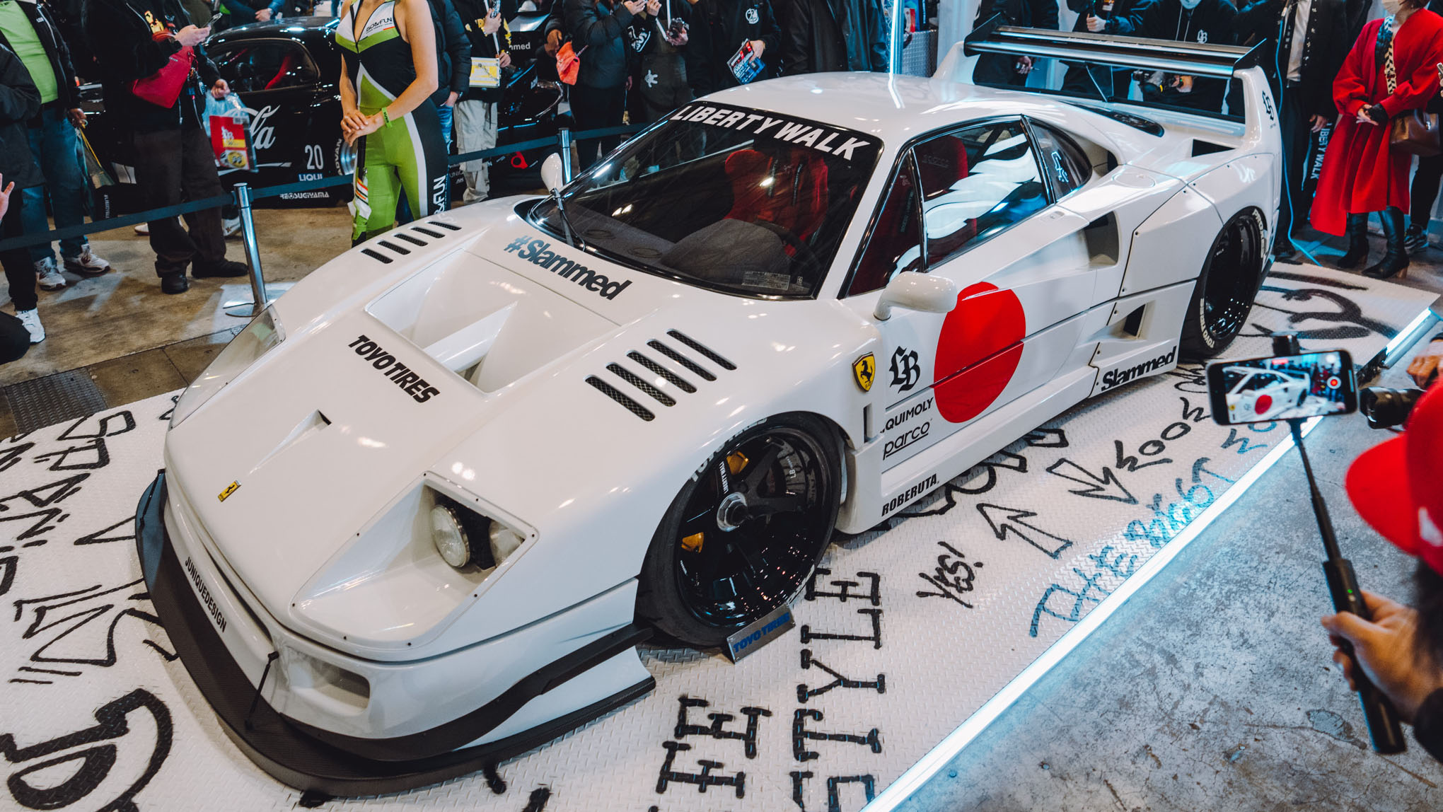 Behold: Japanese tuner Liberty Walk's widebody Ferrari F40