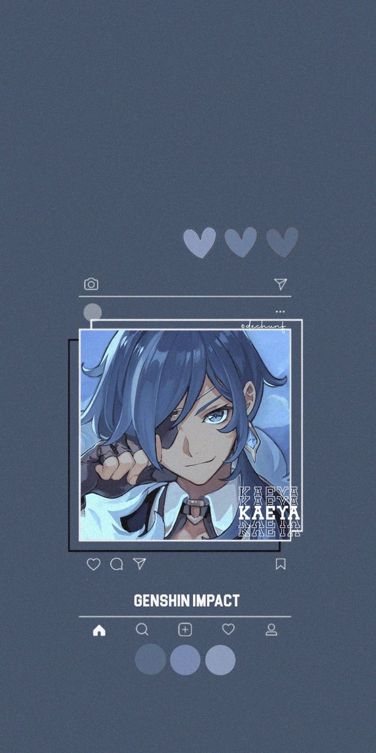 Wallpaper Kaeya Genshin Impact Aesthetic. Animes wallpaper, Wallpaper, Anime estético